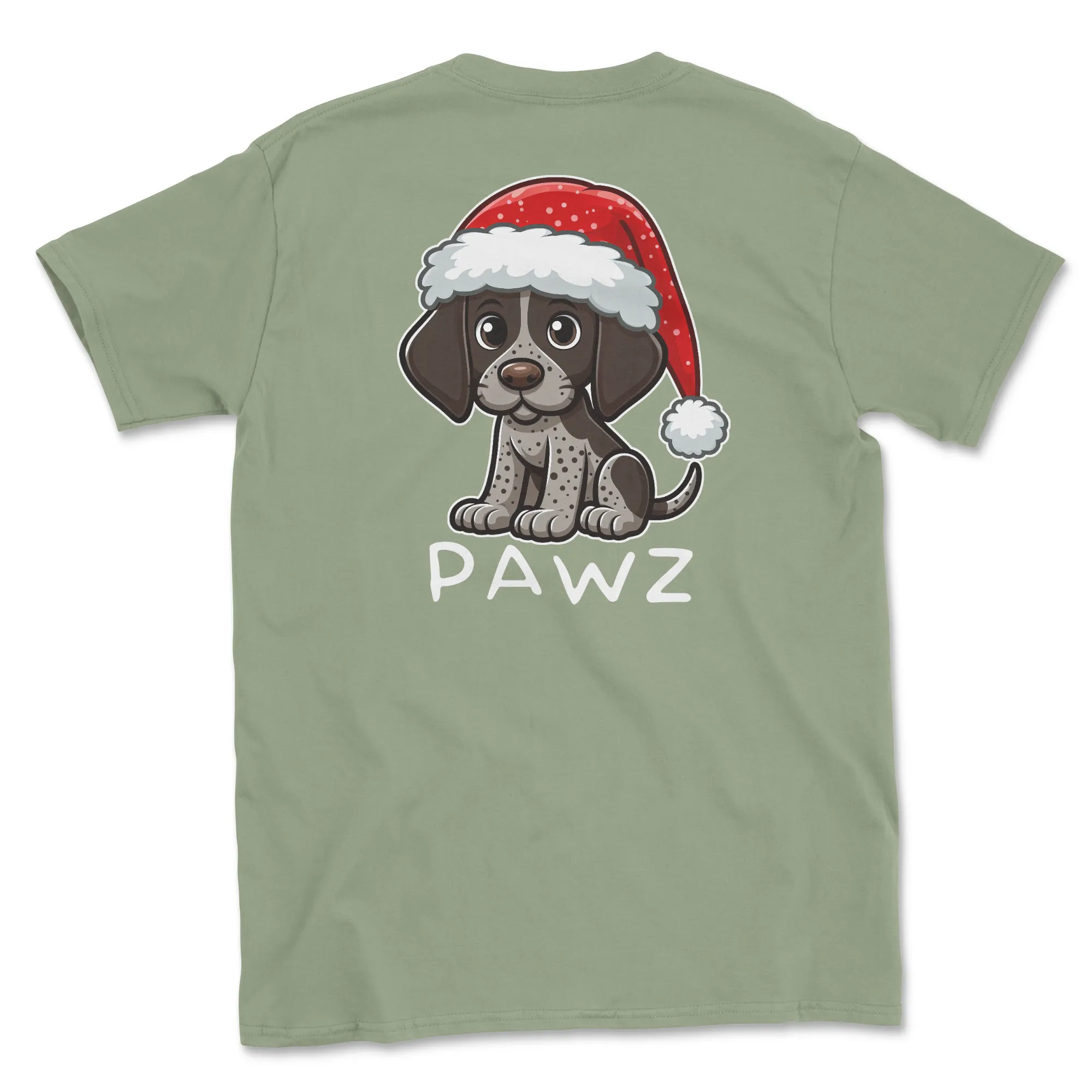 Pointer Christmas (Adult Short Sleeve T-Shirt) sold by PAWZ