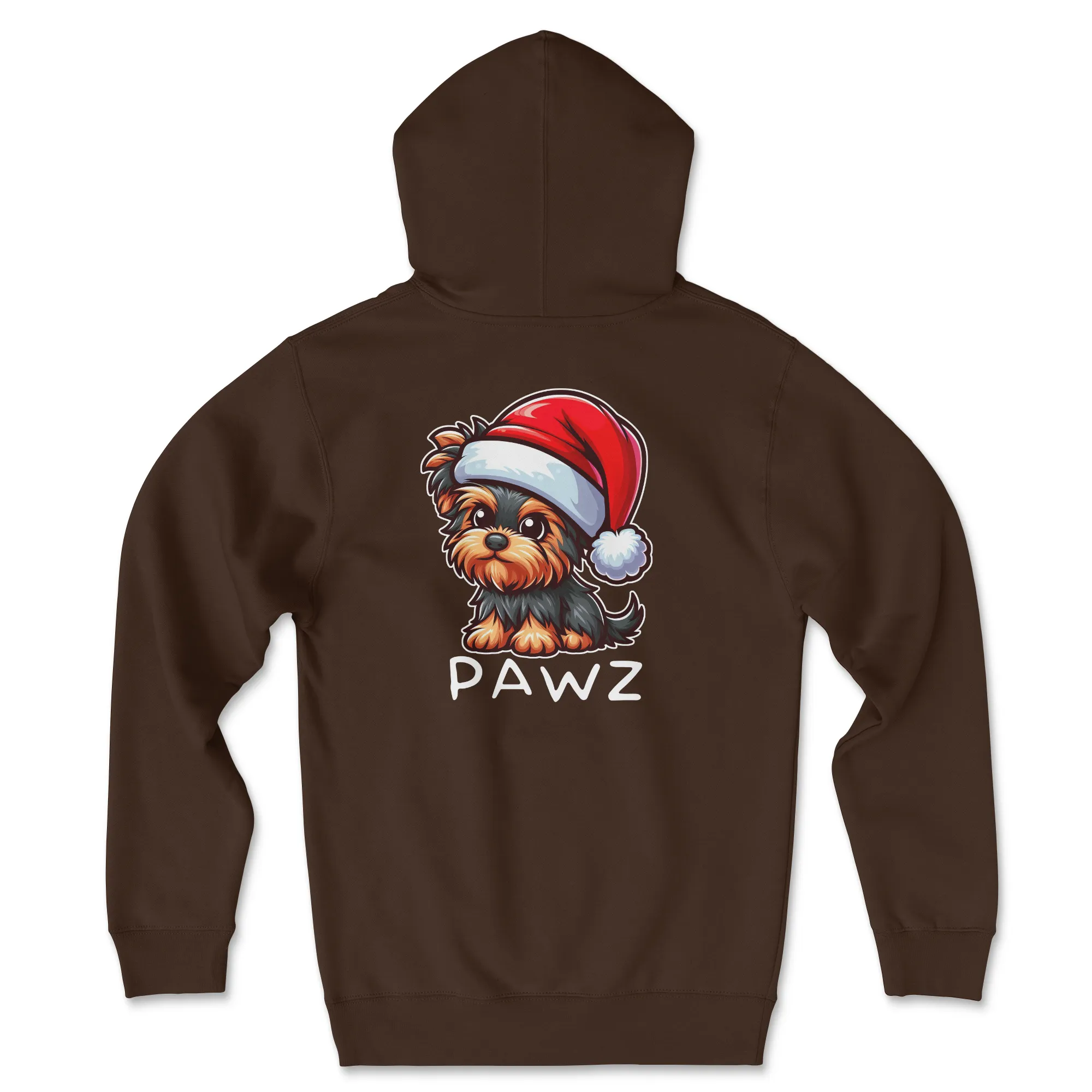 Yorkie Christmas (Adult Hoodie) sold by PAWZ