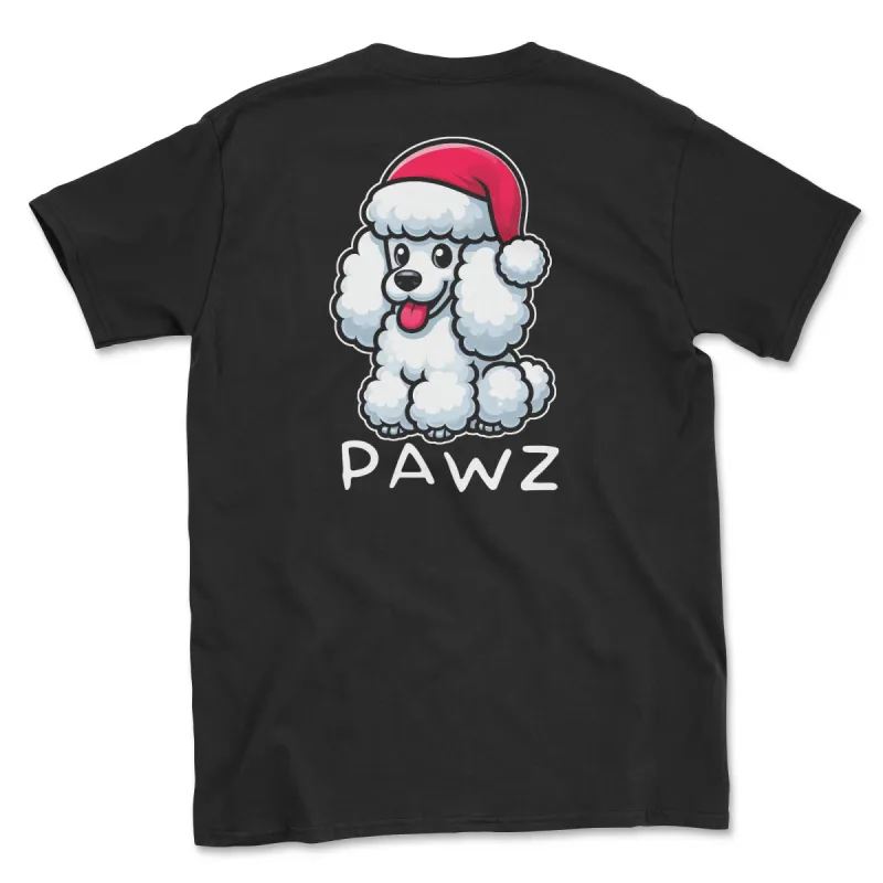 Poodle Christmas (Adult Short Sleeve T-Shirt) sold by PAWZ