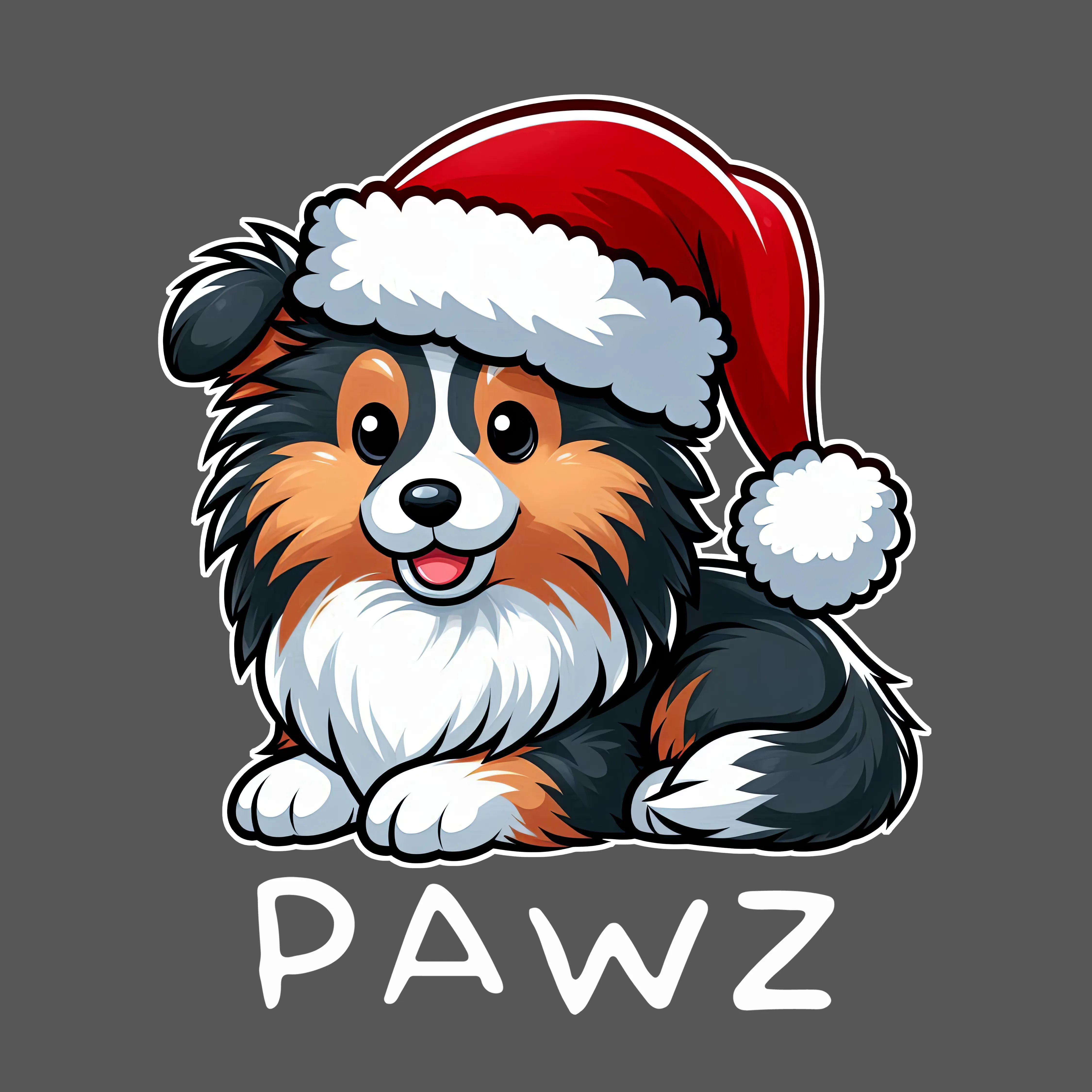 Sheltie Christmas (Adult Hoodie) sold by PAWZ product image thumbnail 3