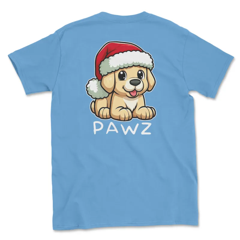 Labrador Christmas (Adult Short Sleeve T-Shirt) sold by PAWZ