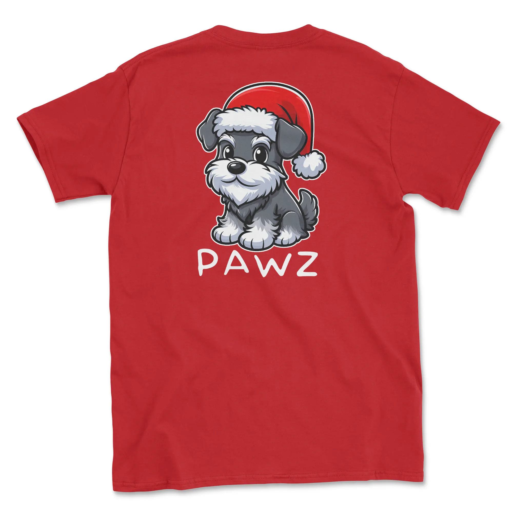 Schnauzer Christmas (Adult Short Sleeve T-Shirt) sold by PAWZ