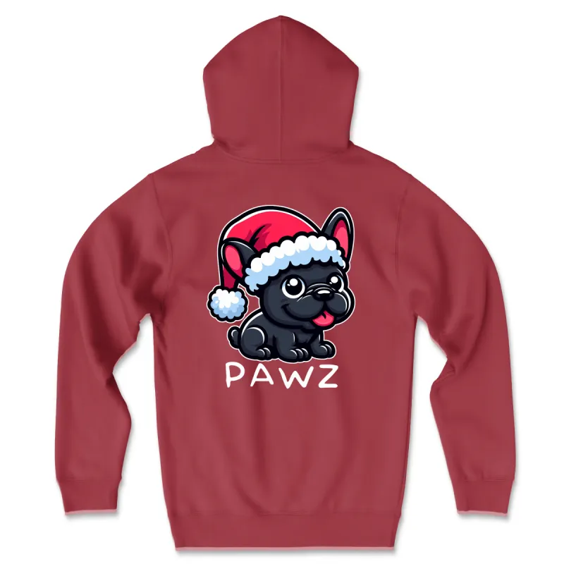 Frenchie Christmas (Adult Hoodie) sold by PAWZ