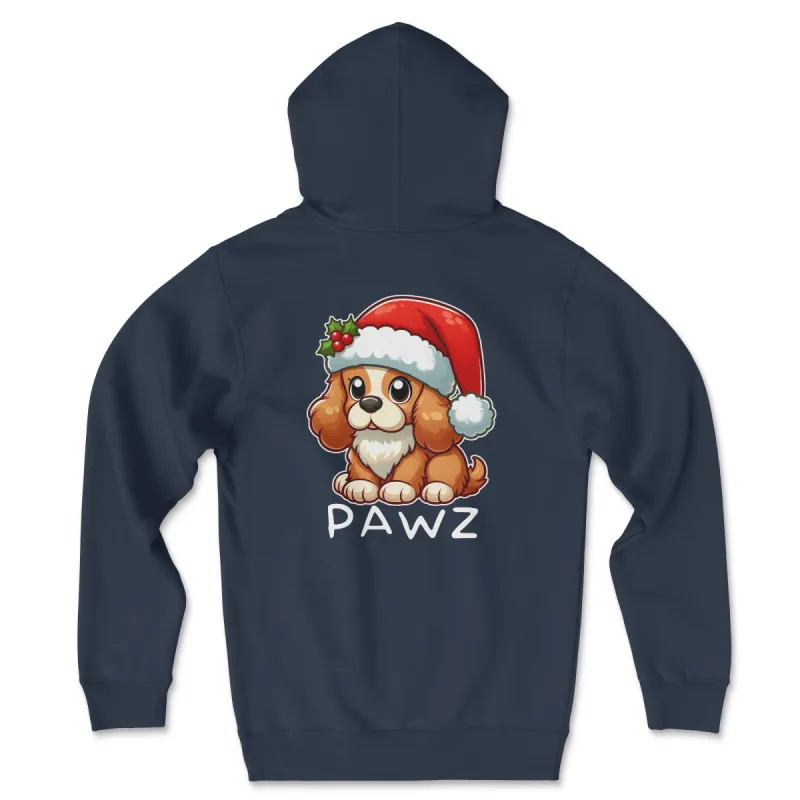 Cocker Spaniel Christmas (Adult Hoodie) sold by PAWZ