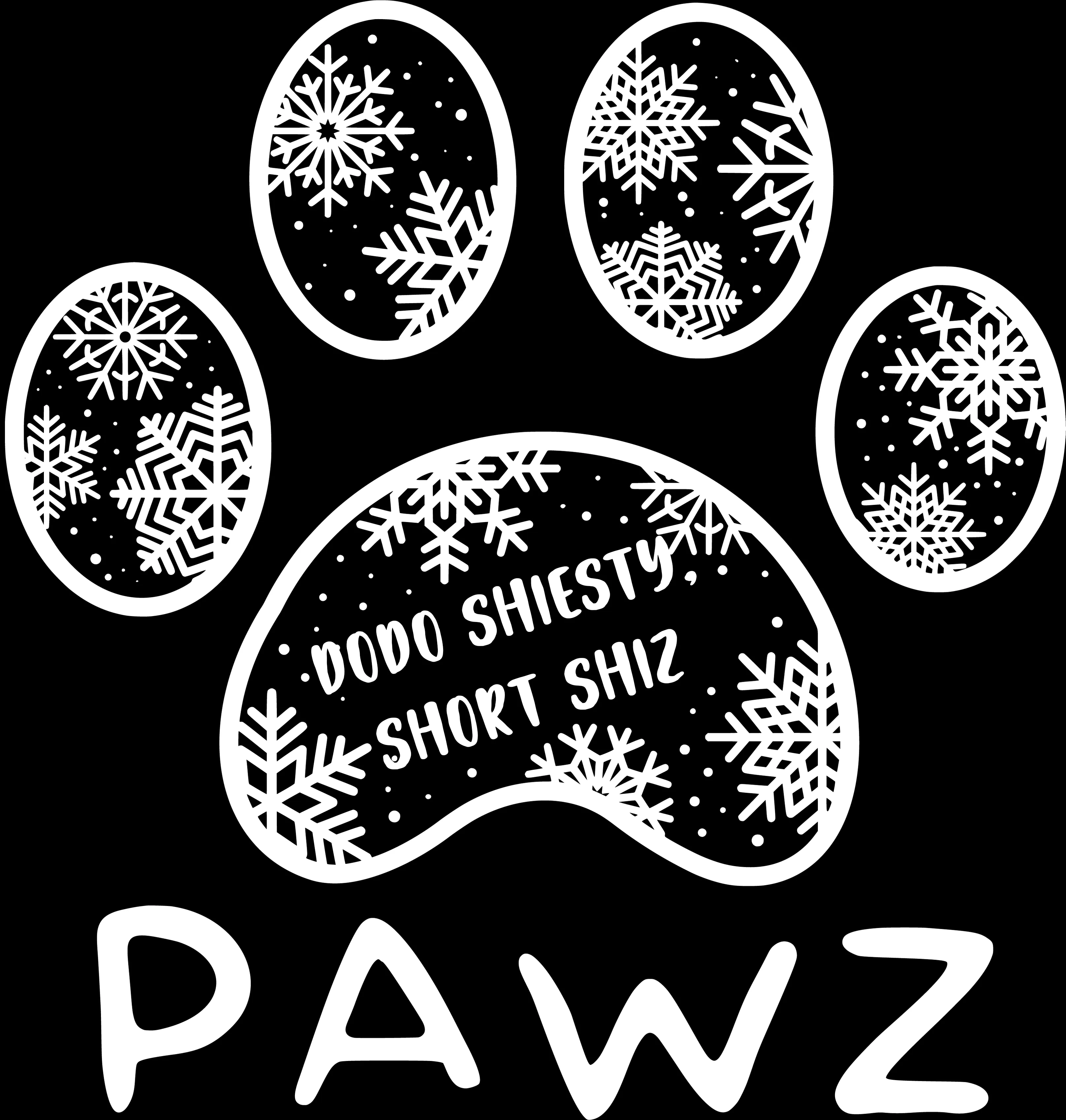 Dodo Shiesty & Short Shiz Snowflake (Adult Hoodie) sold by PAWZ product image thumbnail 3