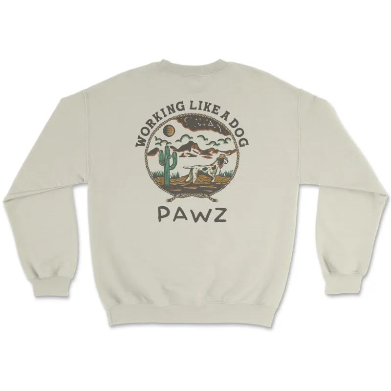 Like a Dog (Adult Crewneck) sold by PAWZ