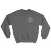 Snowflake Paw (Adult Crewneck) sold by PAWZ