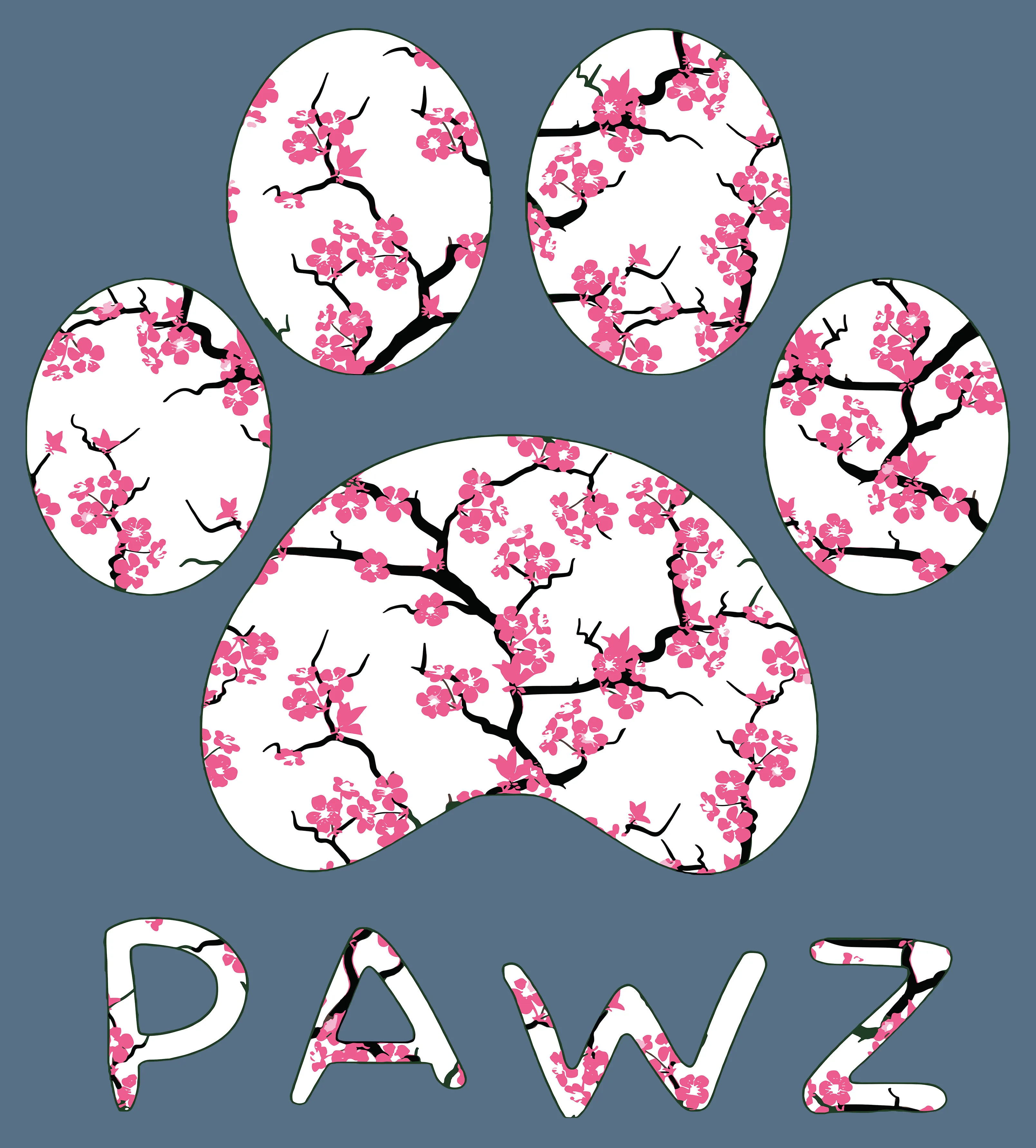 Cherry Blossom (Adult Crewneck) sold by PAWZ product image thumbnail 3