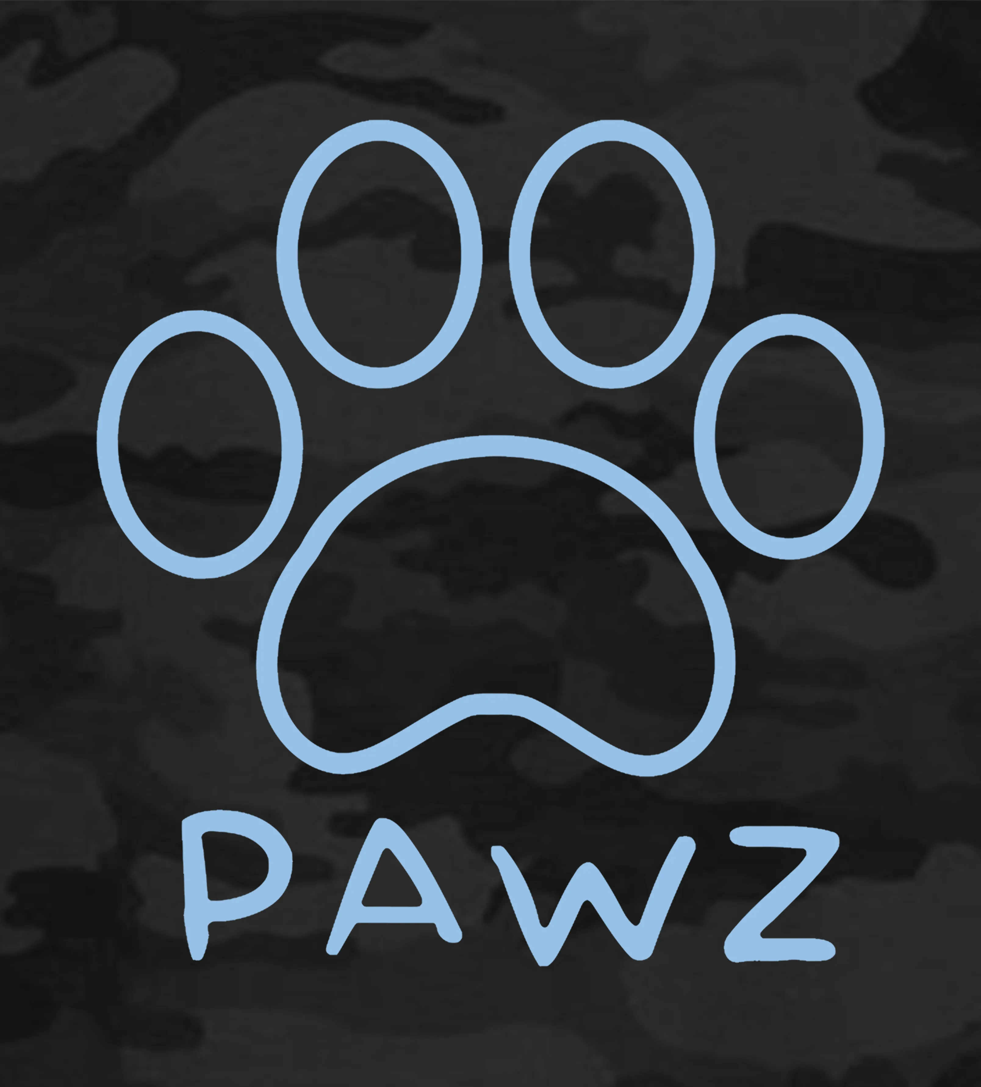 Dark Camo Outline (Adult Crewneck) sold by PAWZ product image thumbnail 3