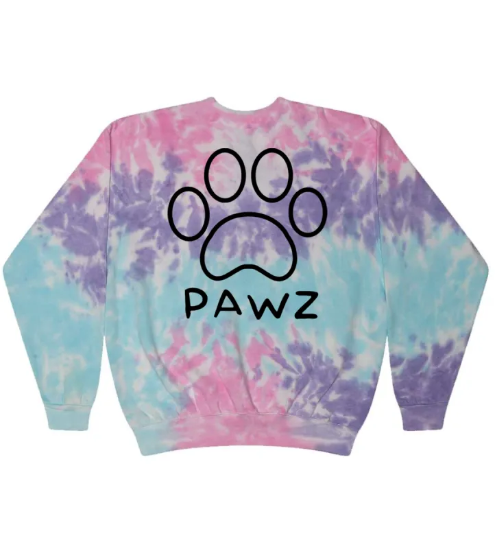 Cotton Candy Outline (Adult Crewneck) sold by PAWZ