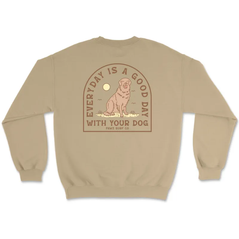 Good Day (Adult Crewneck) sold by PAWZ