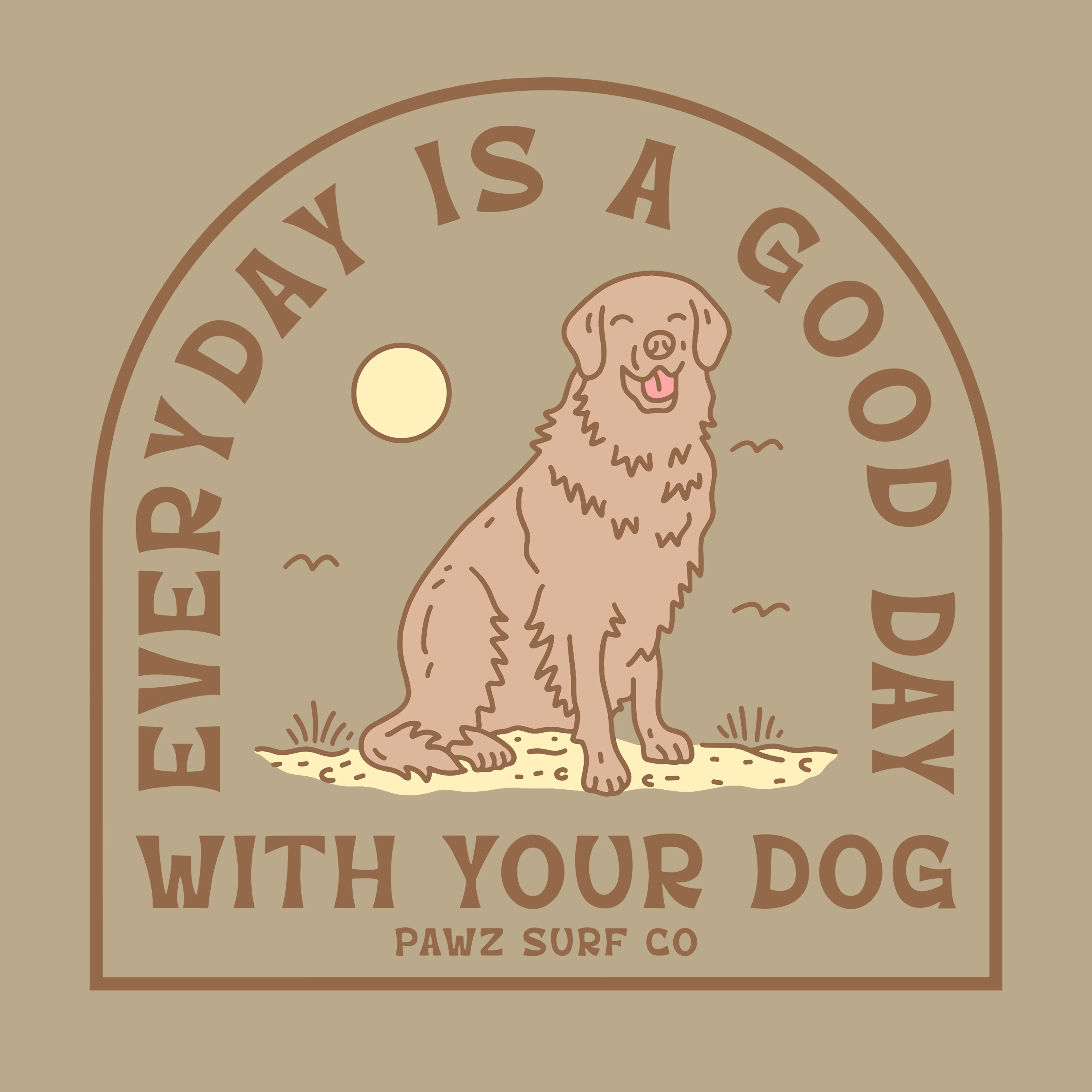 Good Day (Adult Crewneck) sold by PAWZ product image thumbnail 3
