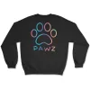 Rainbow Outline (Adult Crewneck) sold by PAWZ