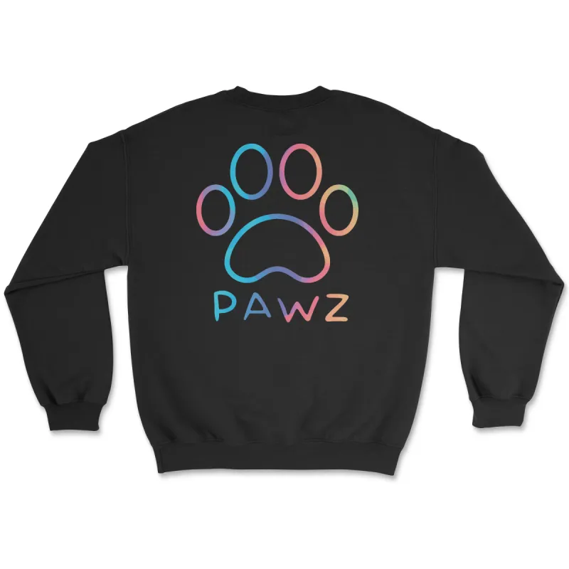 Rainbow Outline (Adult Crewneck) sold by PAWZ