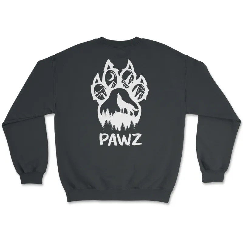 Wolf Paw (Adult Crewneck) sold by PAWZ