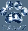 Blue Tie Dye Paw (Adult Crewneck) sold by PAWZ