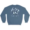 Blue Tie Dye Paw (Adult Crewneck) sold by PAWZ