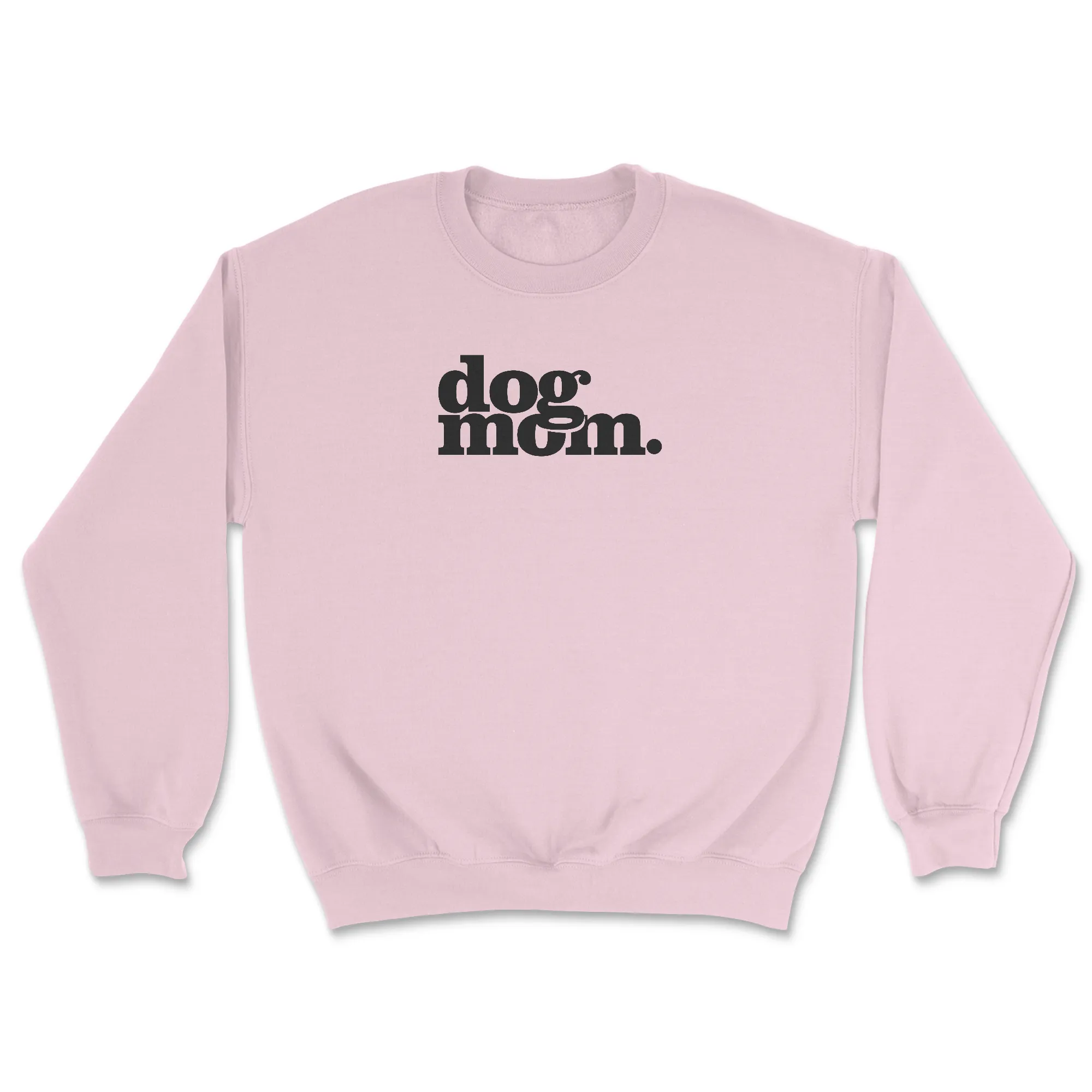 Dog Mom - Light Pink (Adult Crewneck) sold by PAWZ