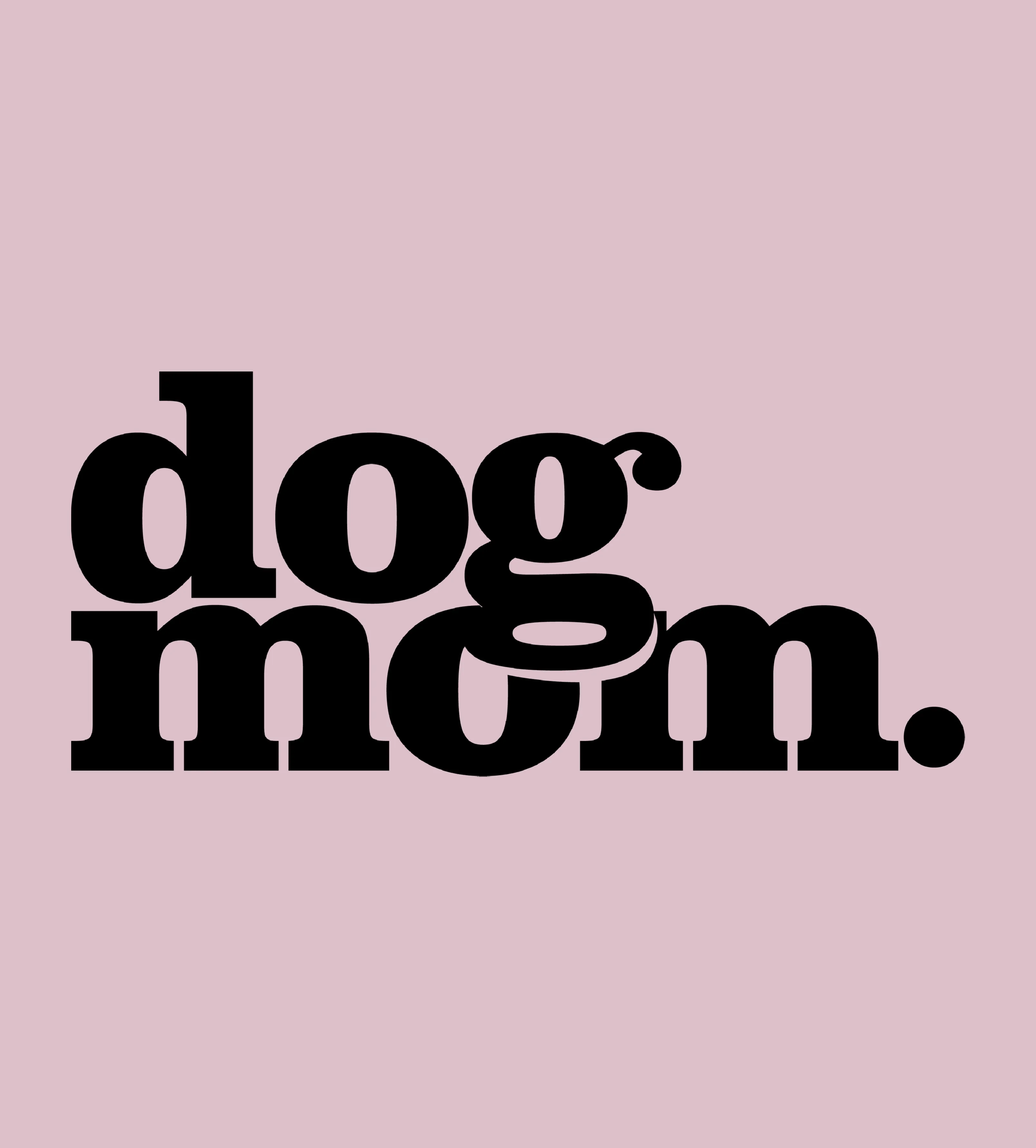 Dog Mom - Light Pink (Adult Crewneck) sold by PAWZ product image thumbnail 2