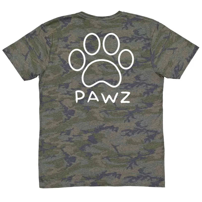 Vintage Camo (Adult Short Sleeve T-Shirt) sold by PAWZ