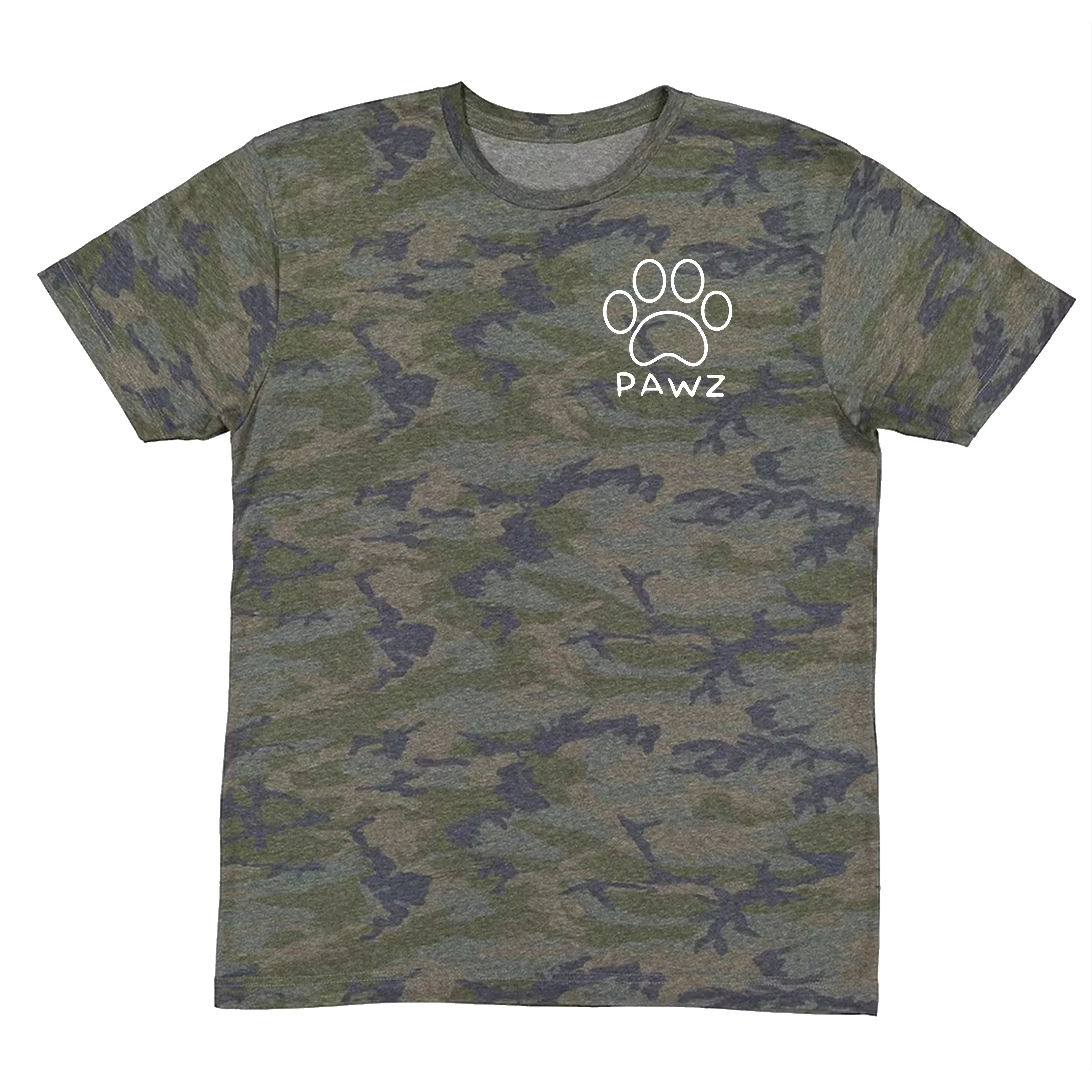 Vintage Camo (Adult Short Sleeve T-Shirt) sold by PAWZ product image thumbnail 2