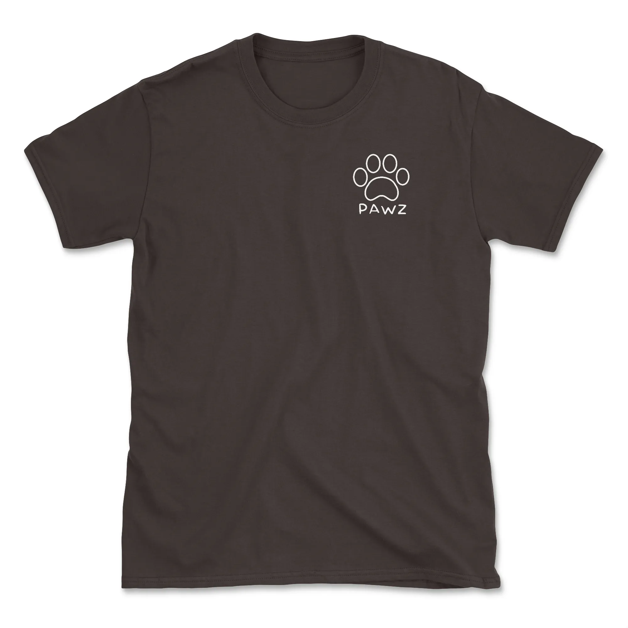Brown Staffy Christmas (Adult Short Sleeve T-Shirt) sold by PAWZ product image thumbnail 2