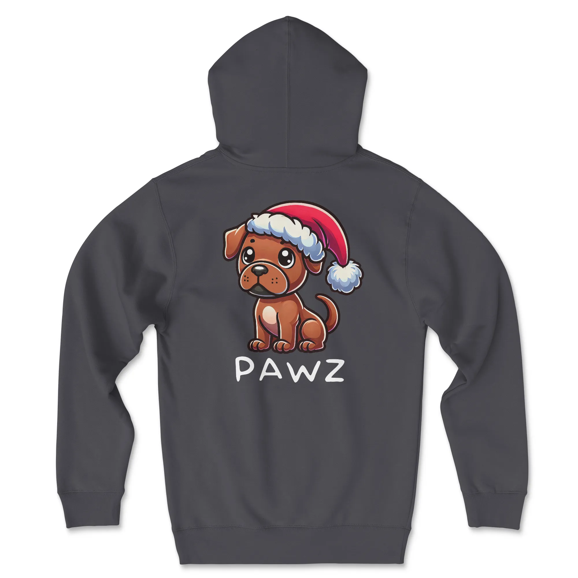 Brown Pitbull Christmas (Adult Hoodie) sold by PAWZ