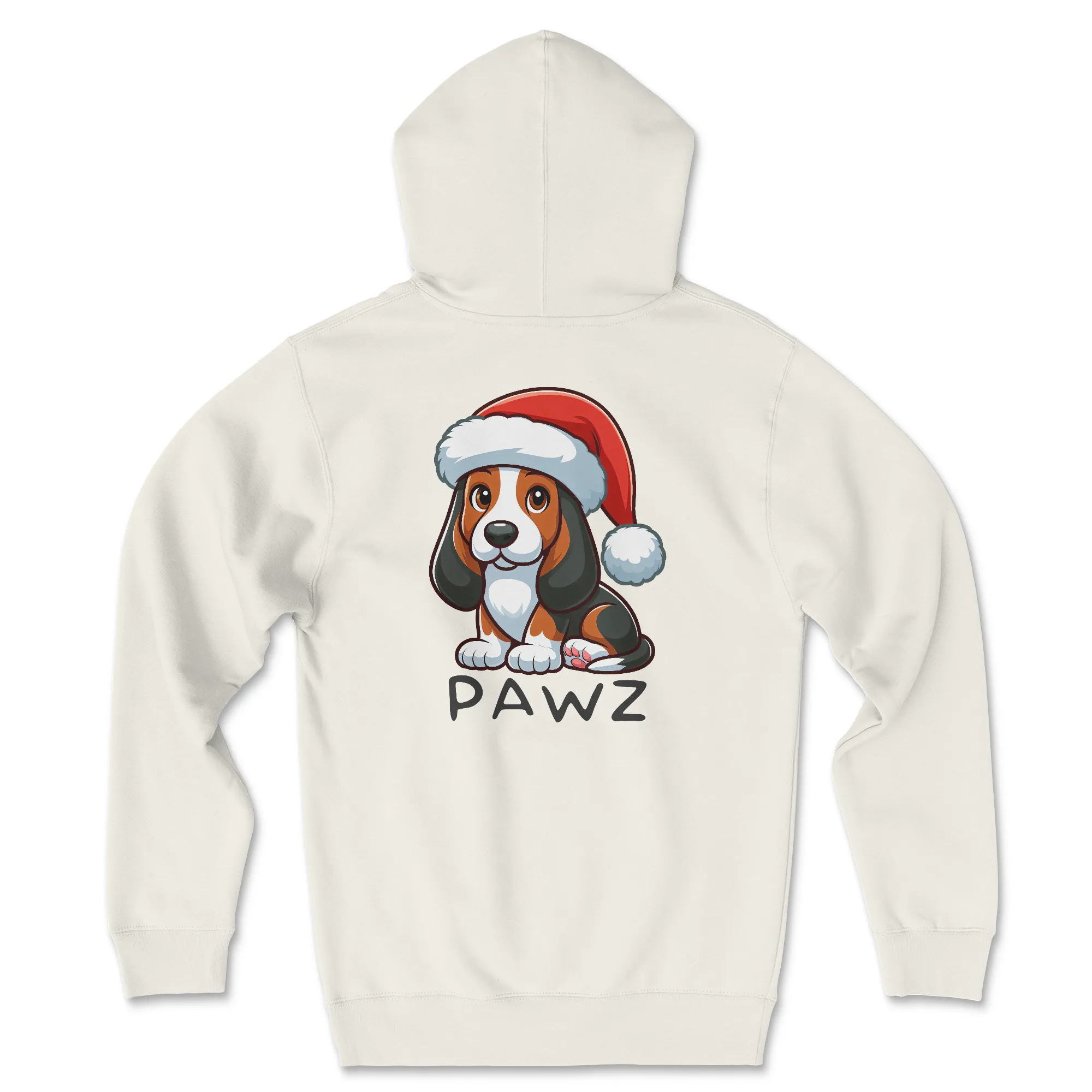 Basset Hound Christmas (Adult Hoodie) sold by PAWZ