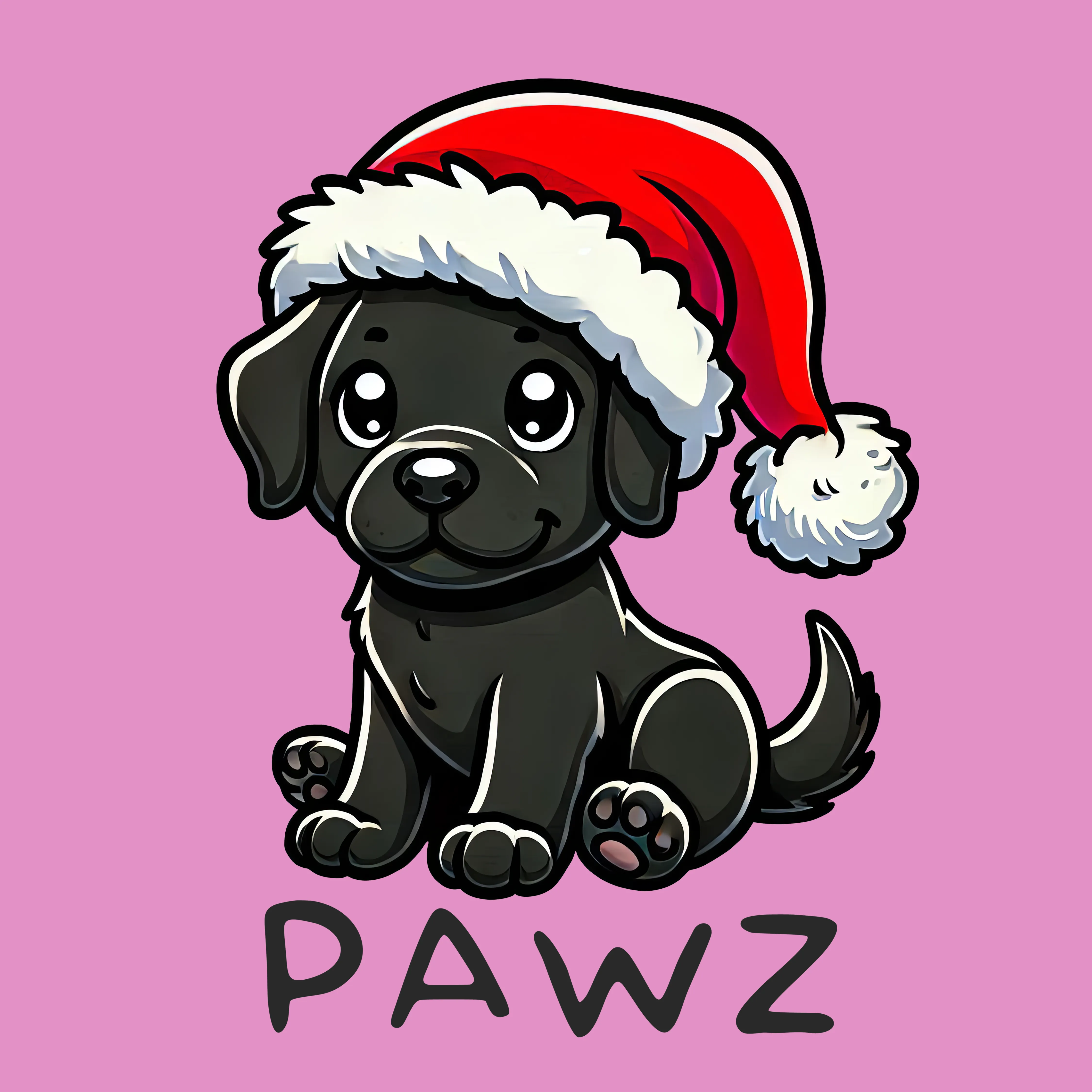 Black Labrador Christmas (Adult Hoodie) sold by PAWZ product image thumbnail 3
