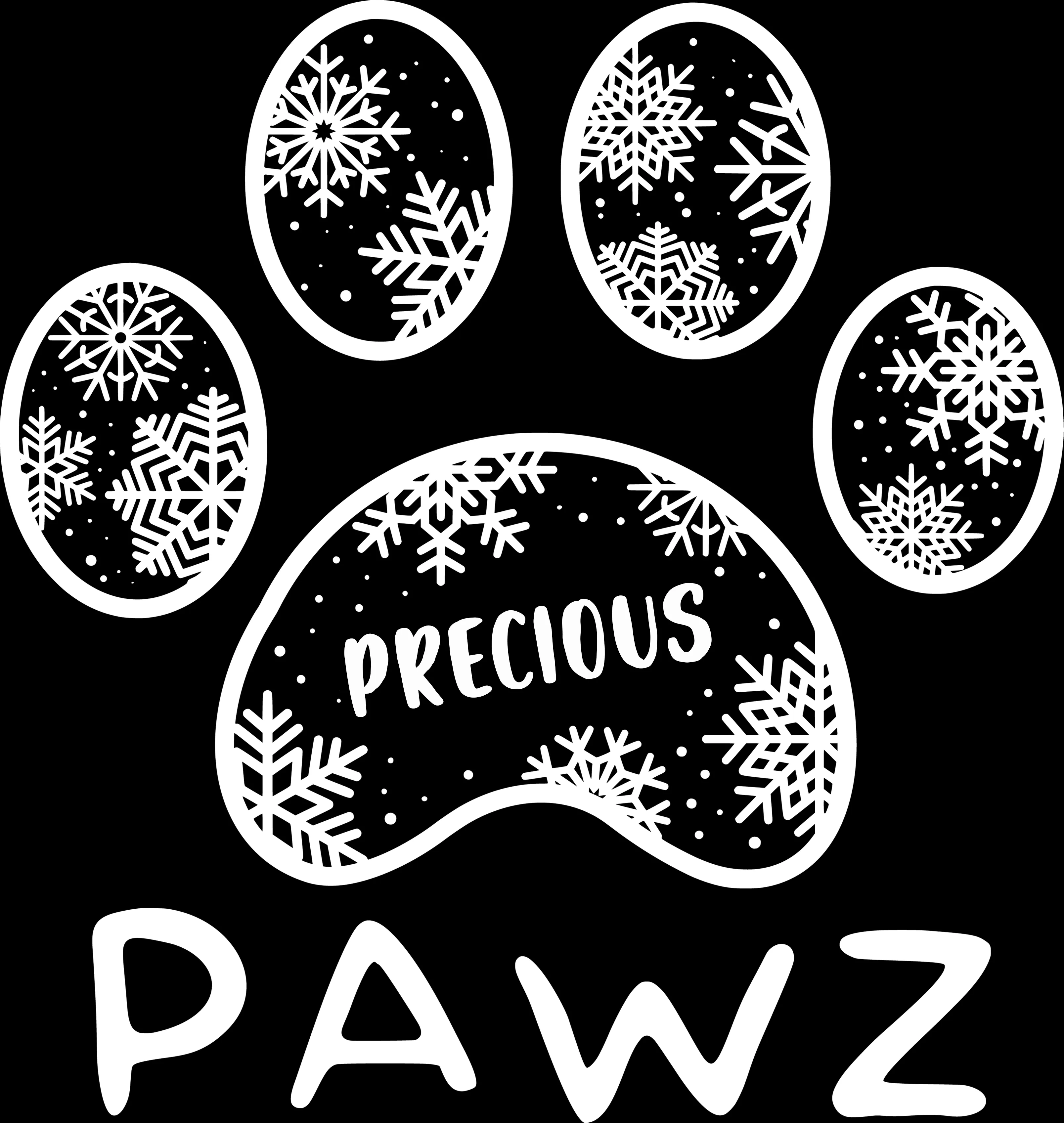 Precious Snowflake (Adult Hoodie) sold by PAWZ product image thumbnail 3