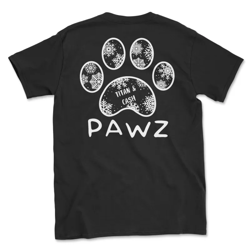 Titan & Cash Snowflake (Adult Short Sleeve T-Shirt) sold by PAWZ
