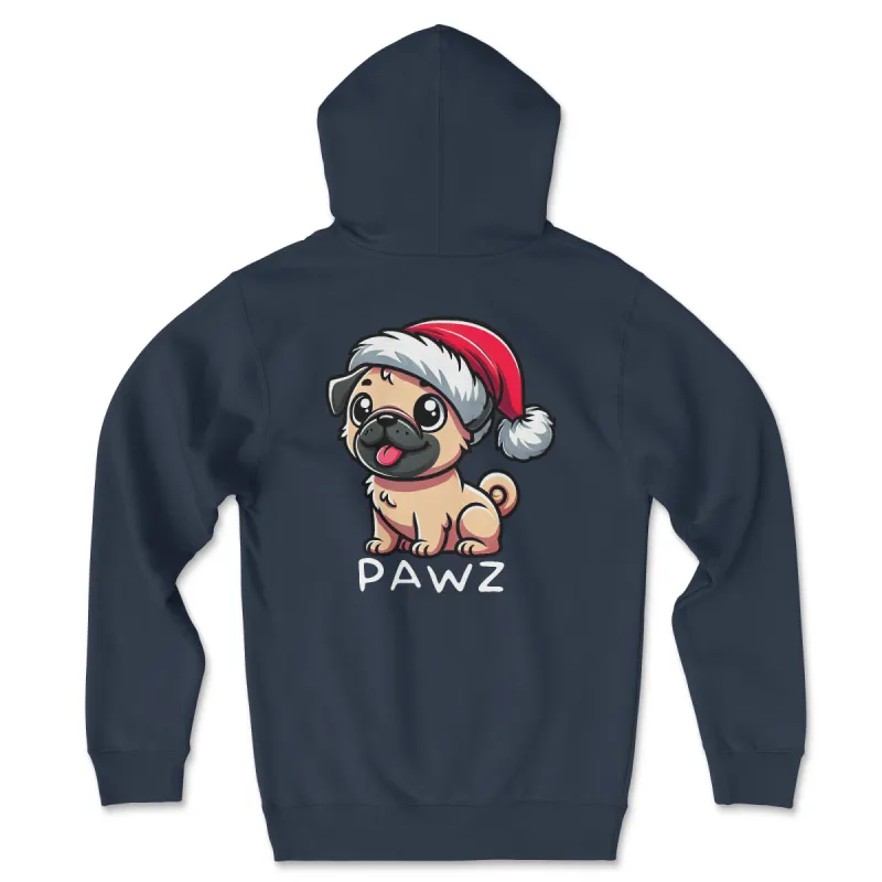 Pug Christmas (Adult Hoodie) sold by PAWZ