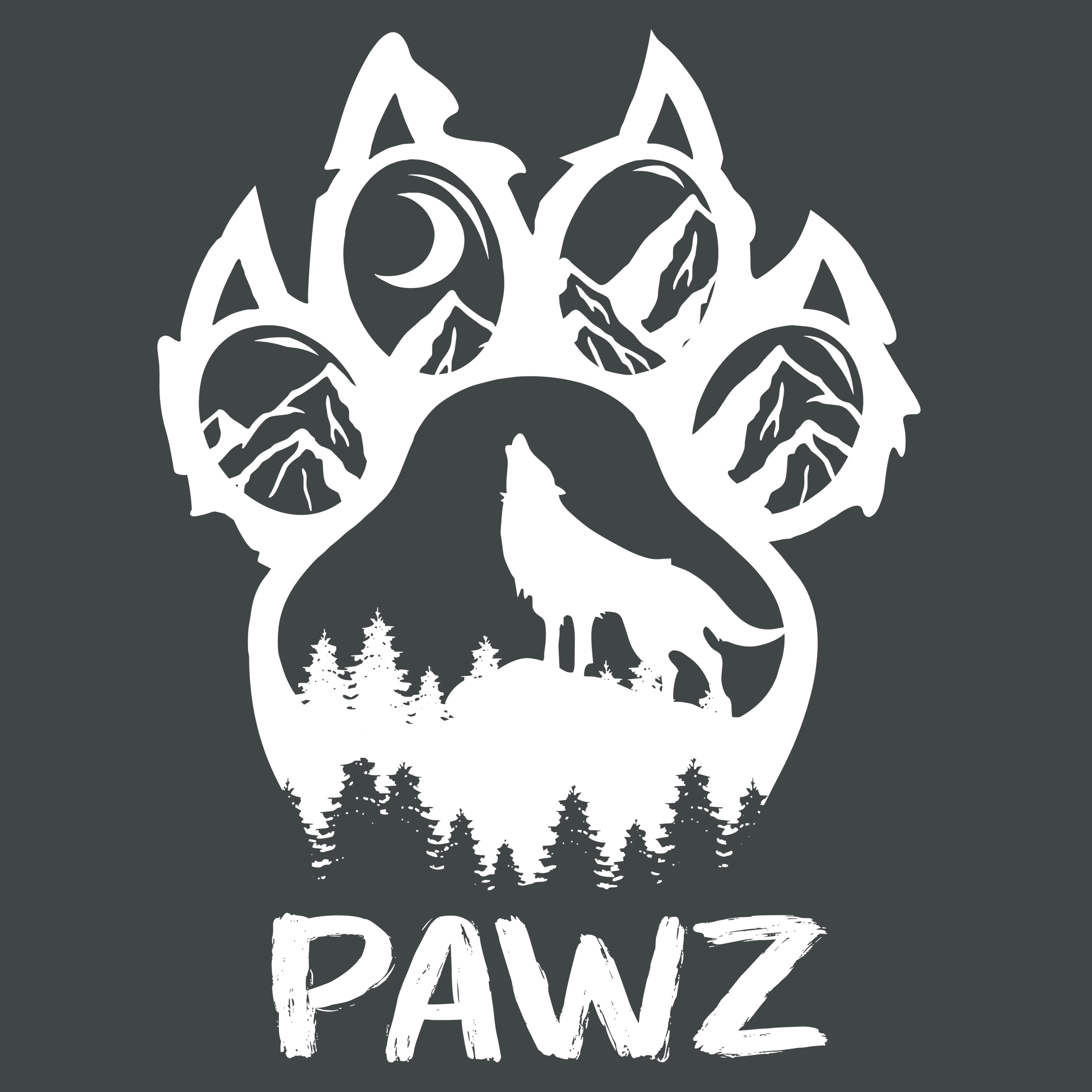Wolf Paw (Adult Long Sleeve) sold by PAWZ product image thumbnail 3
