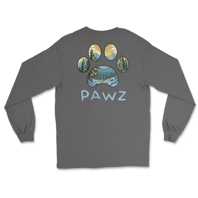 Mountain Sunset (Adult Long Sleeve) sold by PAWZ