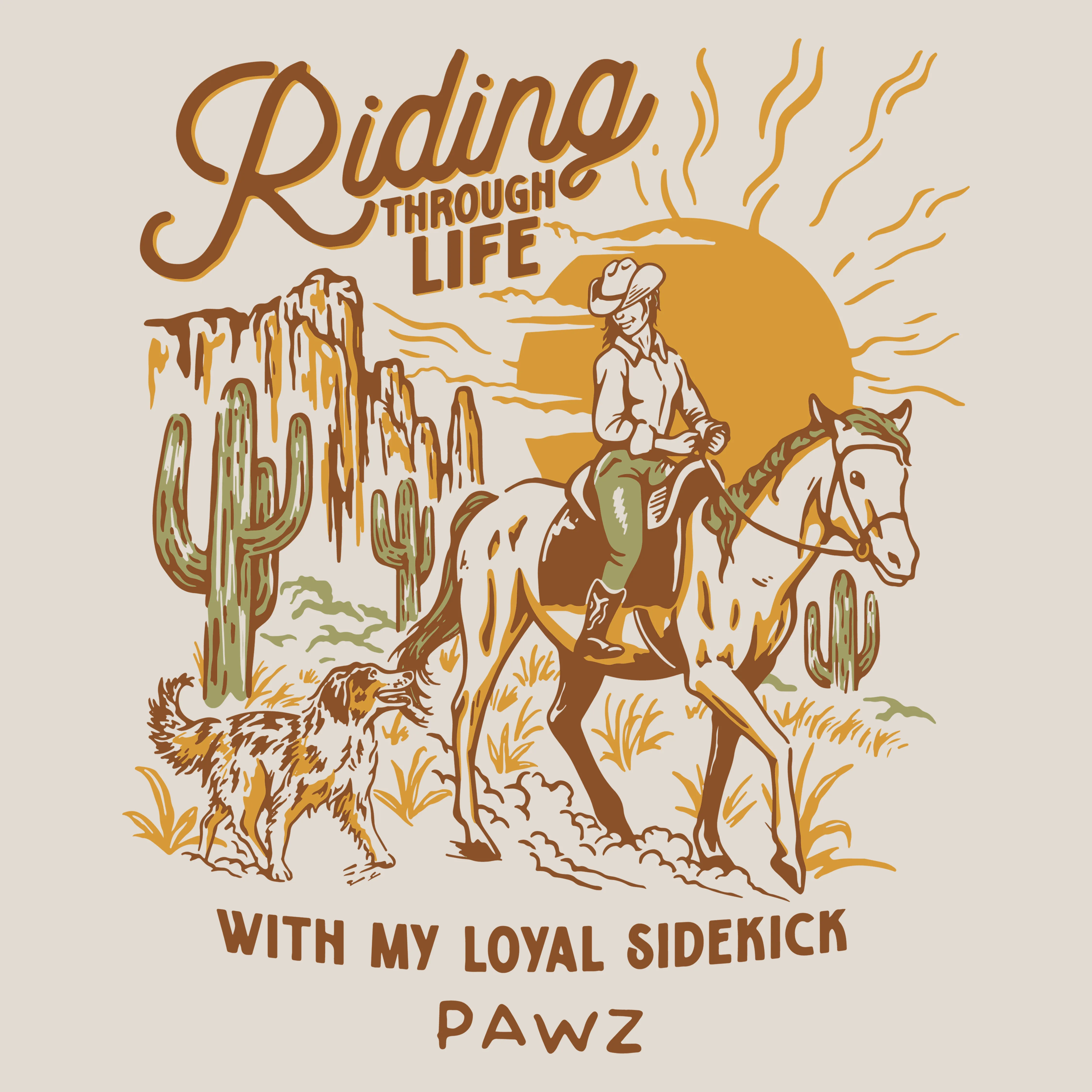 Loyal Sidekick (Adult Long Sleeve) sold by PAWZ product image thumbnail 3