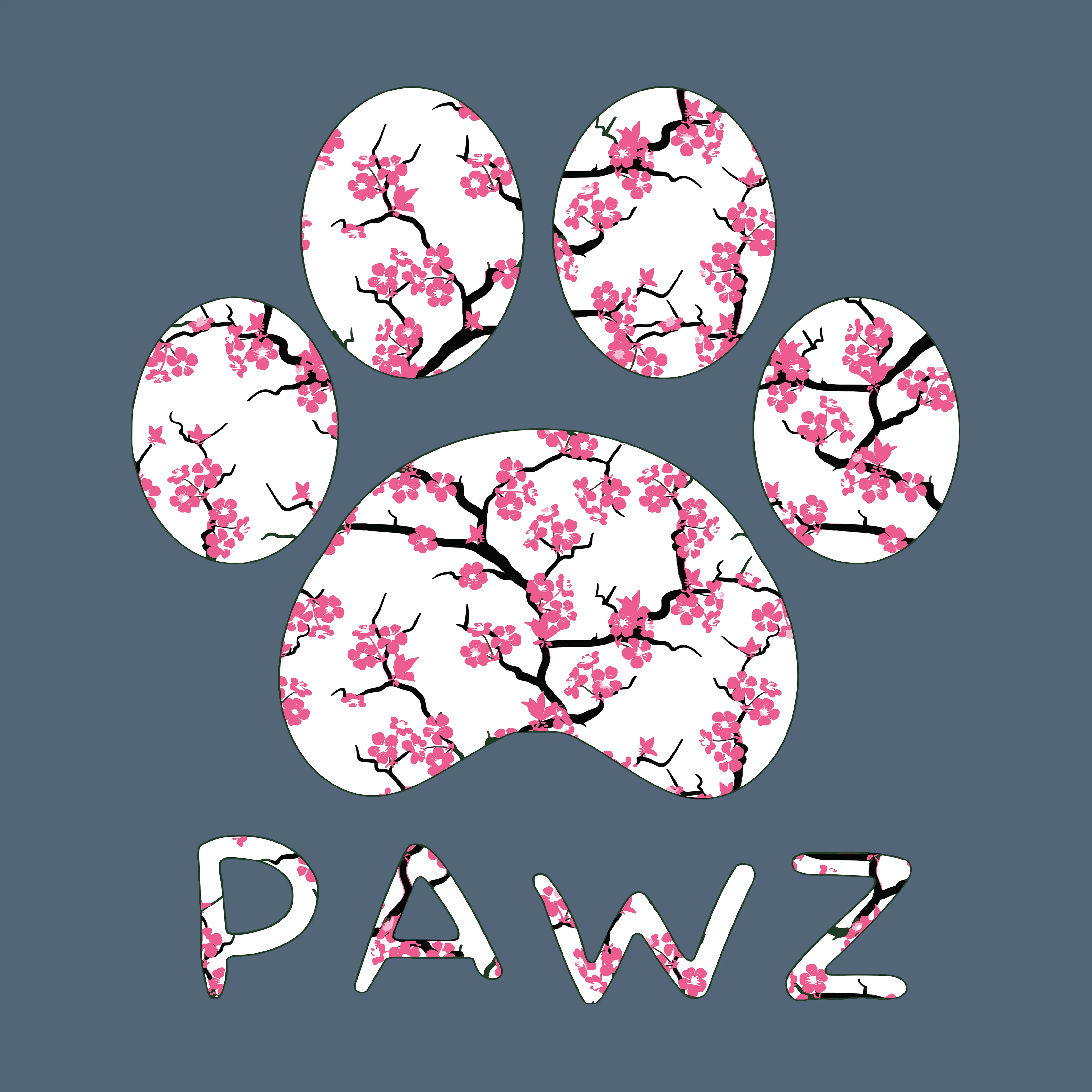 Cherry Blossom (Adult Long Sleeve) sold by PAWZ product image thumbnail 3