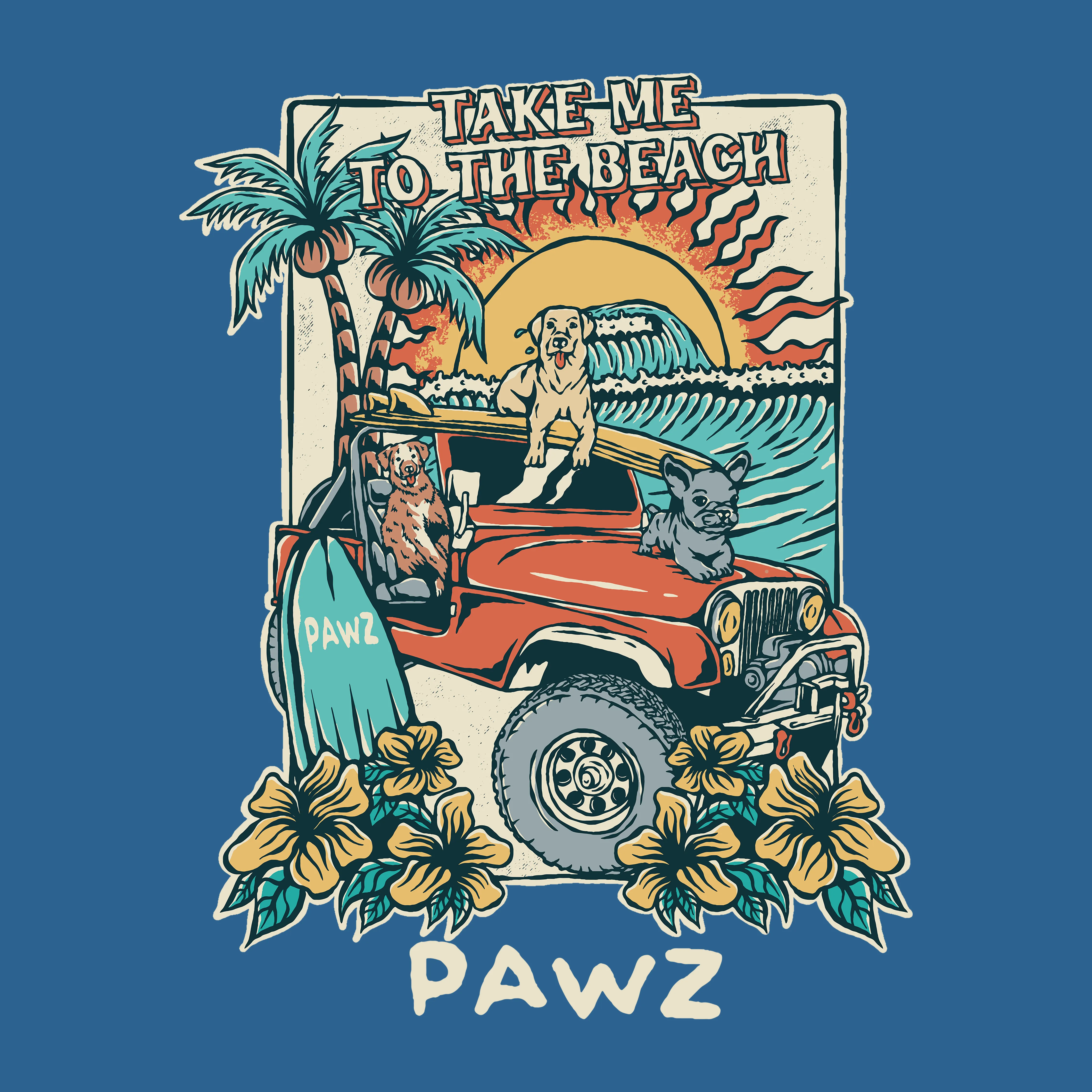 4x4 (Adult Long Sleeve) sold by PAWZ product image thumbnail 3