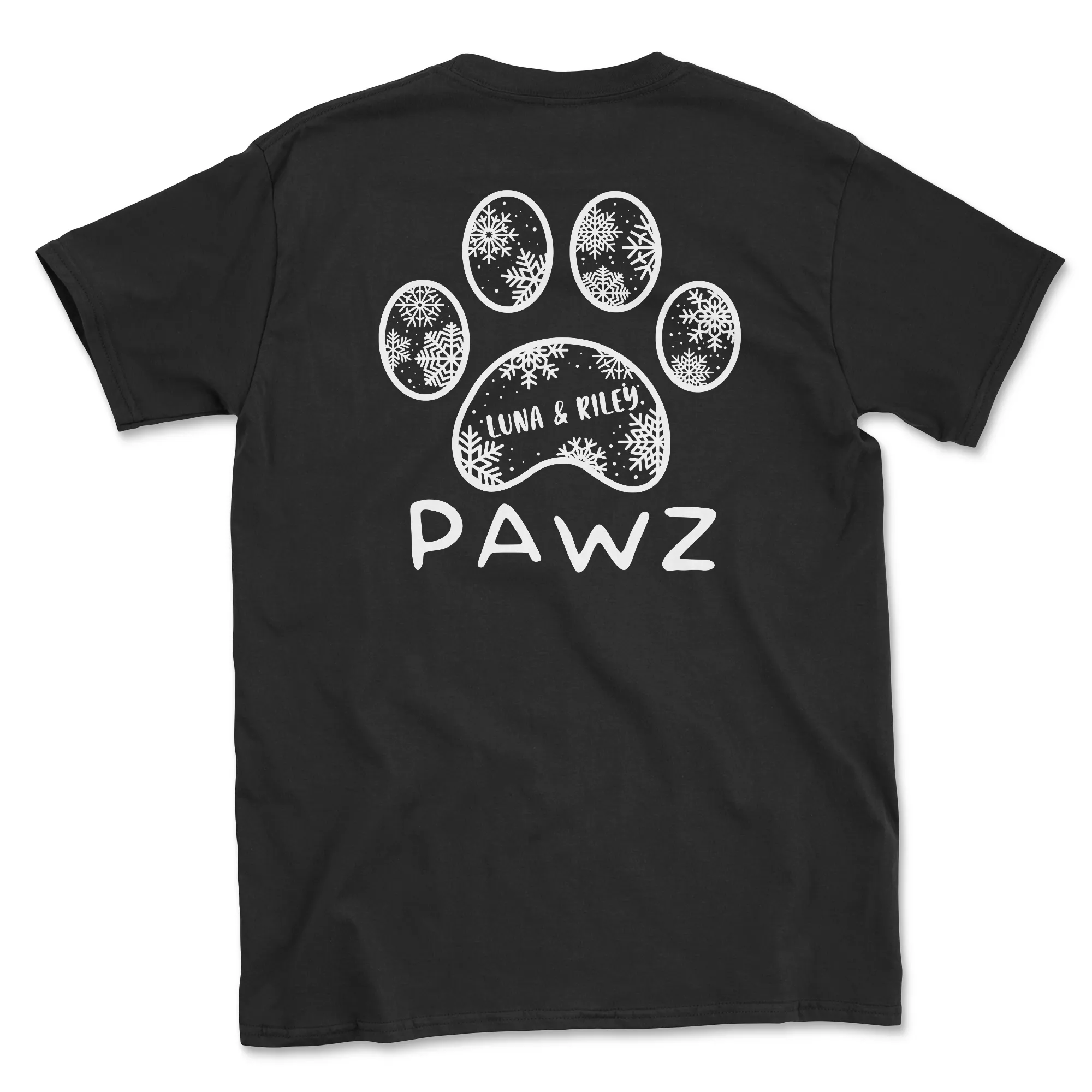 Luna & Riley Snowflake (Adult Short Sleeve T-Shirt) sold by PAWZ