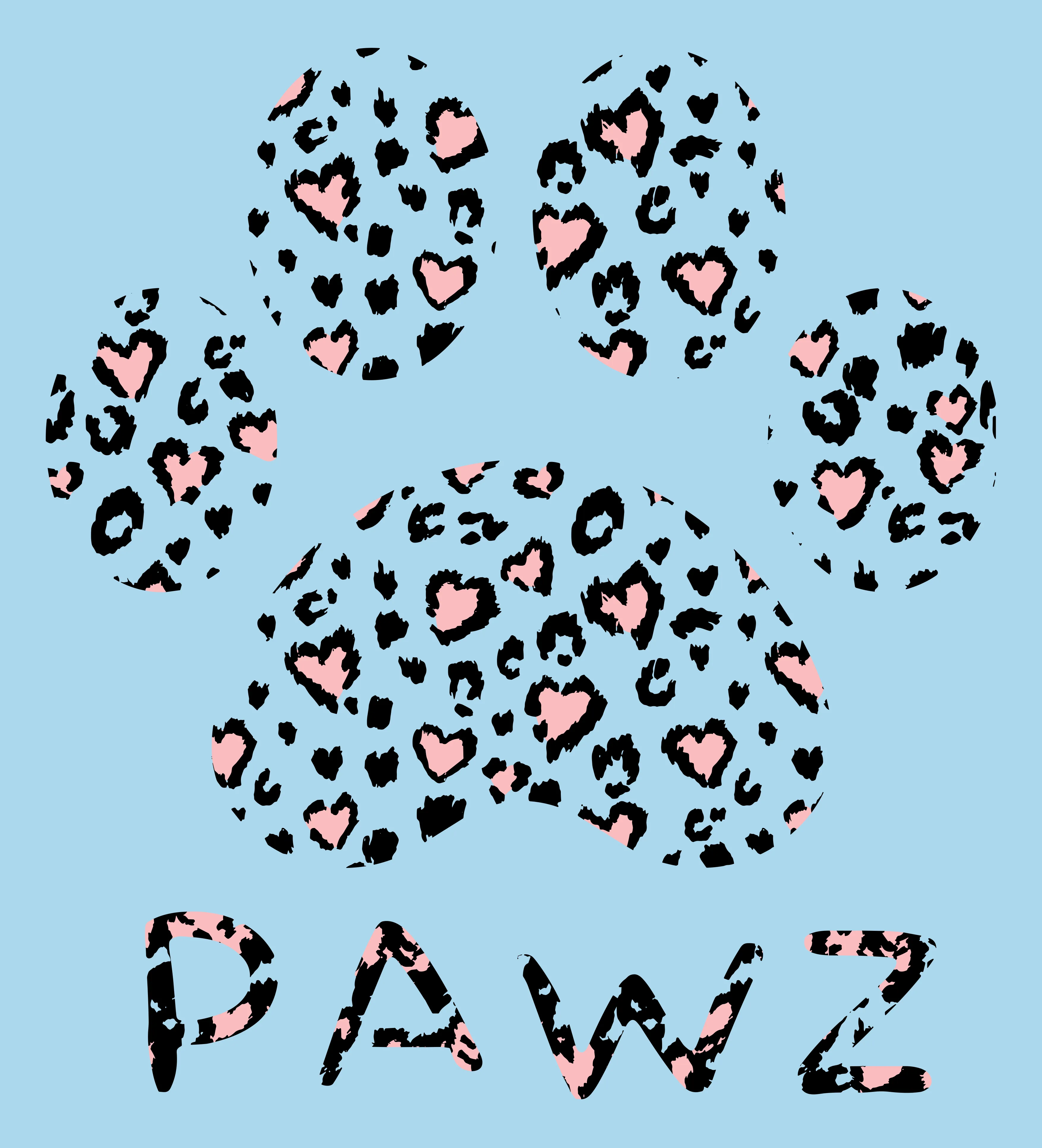 Leopard Heart (Adult Hoodie) sold by PAWZ product image thumbnail 3