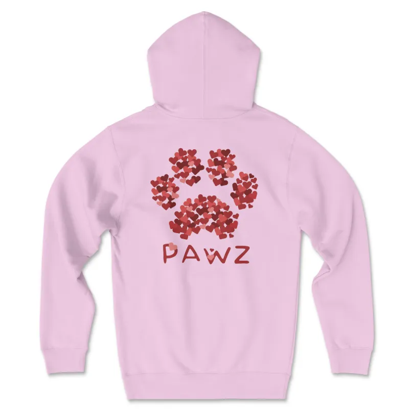 Heartfelt Paw (Adult Hoodie) sold by PAWZ