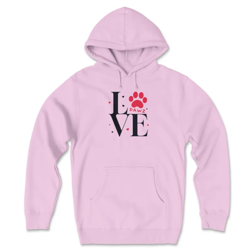Love - Dark - Front Print (Adult Hoodie) sold by PAWZ