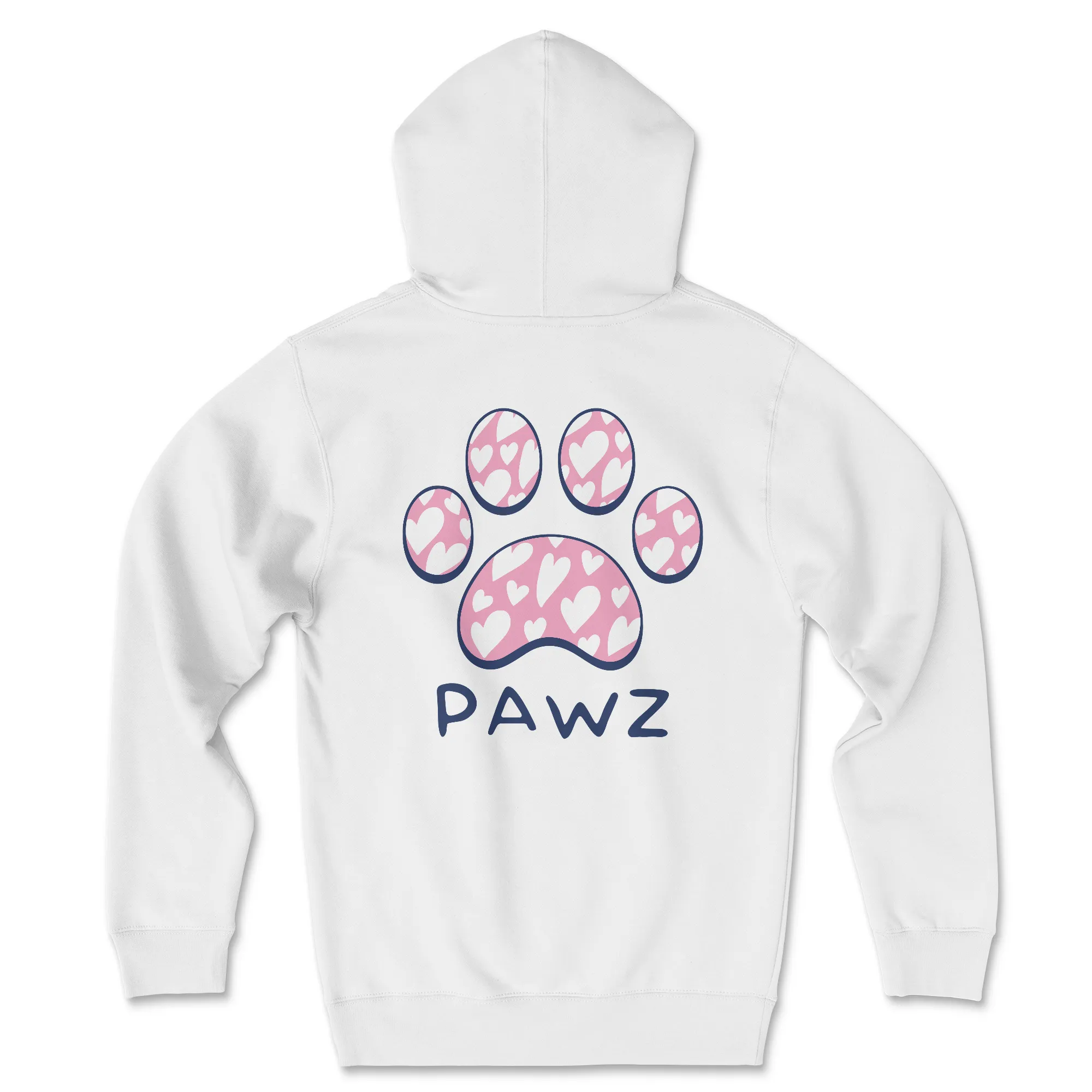 Hearts Paw (Adult Hoodie) sold by PAWZ