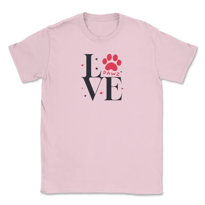 Love - Dark - Front Print (Adult Short Sleeve T-Shirt) sold by PAWZ