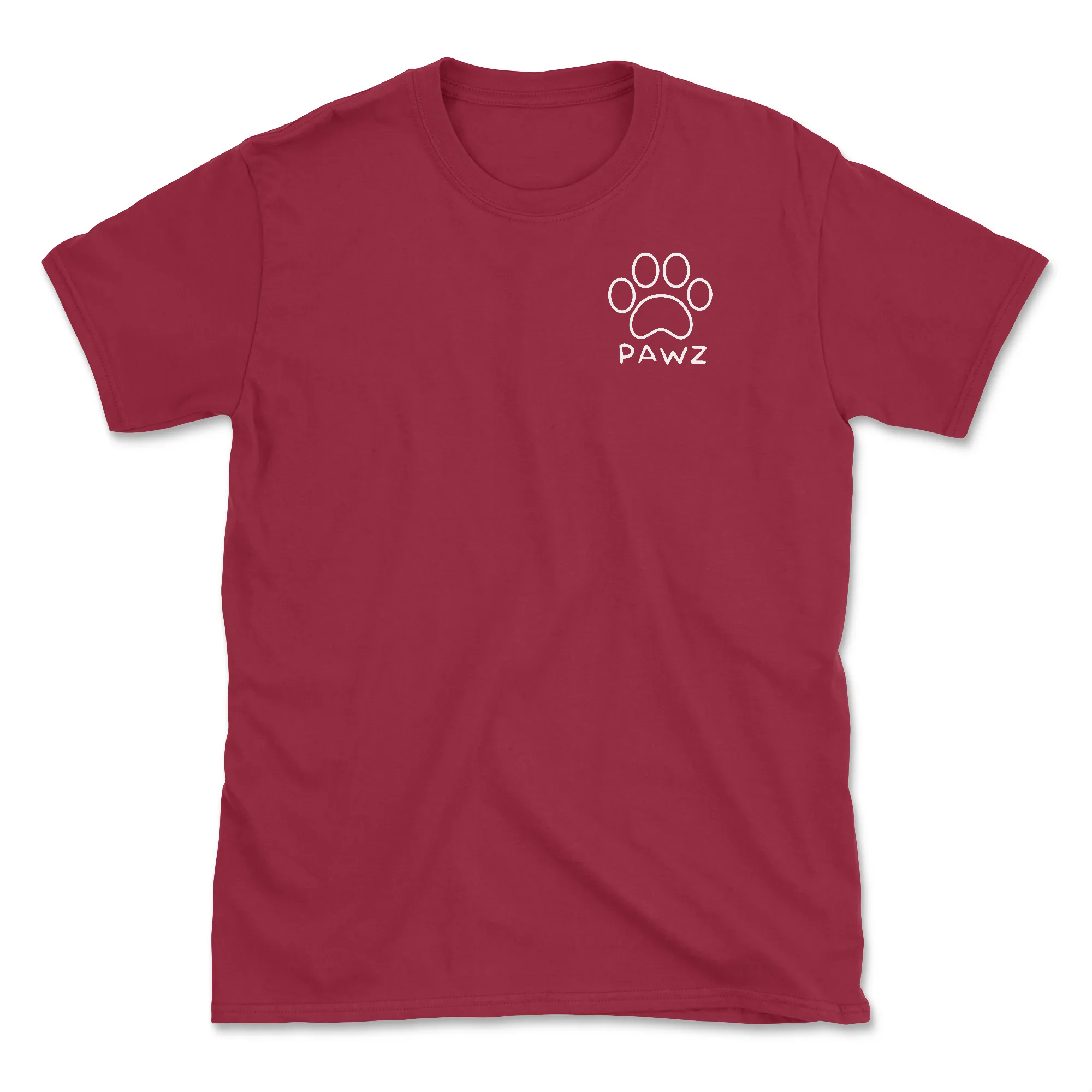 Rose Paw (Adult Short Sleeve T-Shirt) sold by PAWZ product image thumbnail 2