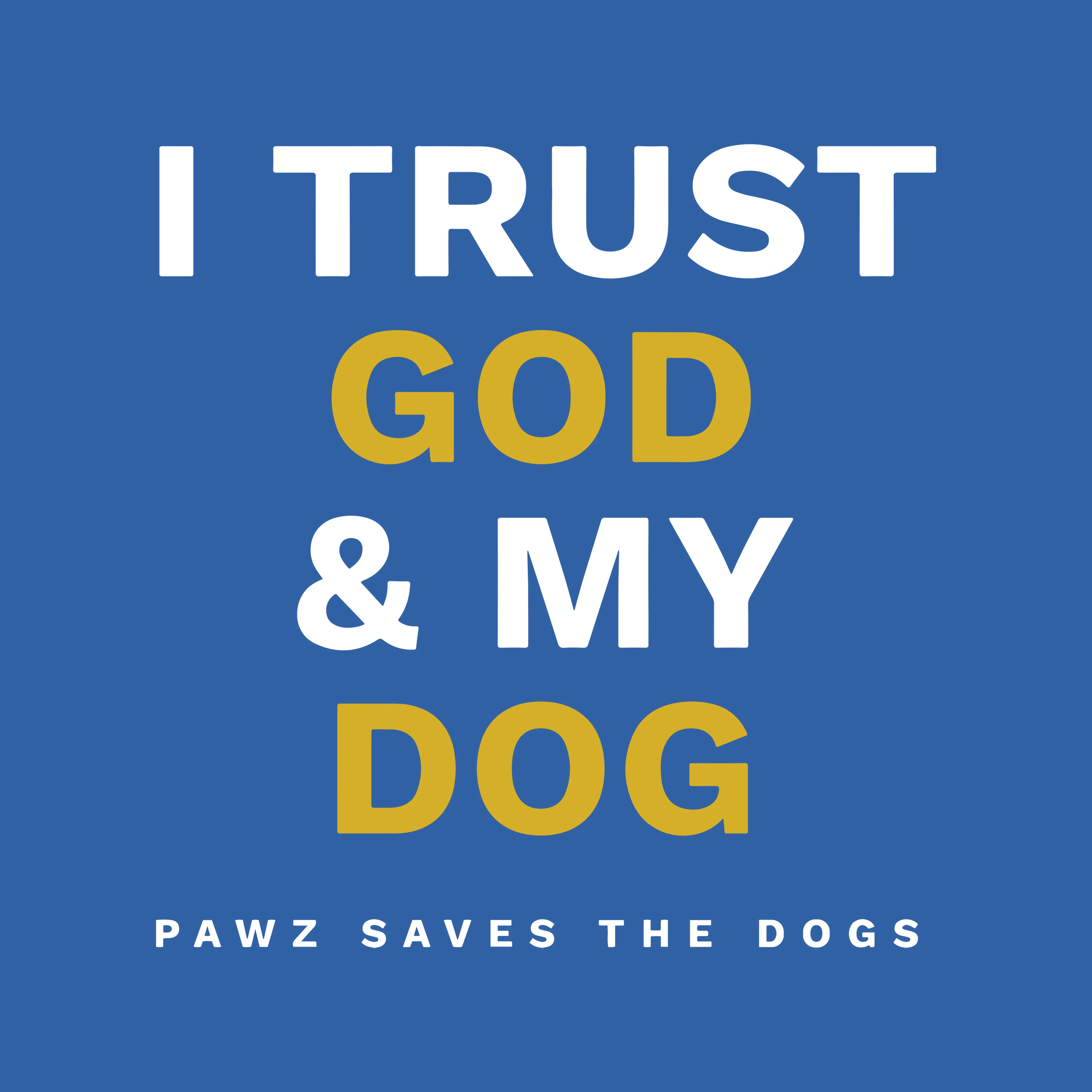 Trust - Royal (Adult Hoodie) sold by PAWZ product image thumbnail 3