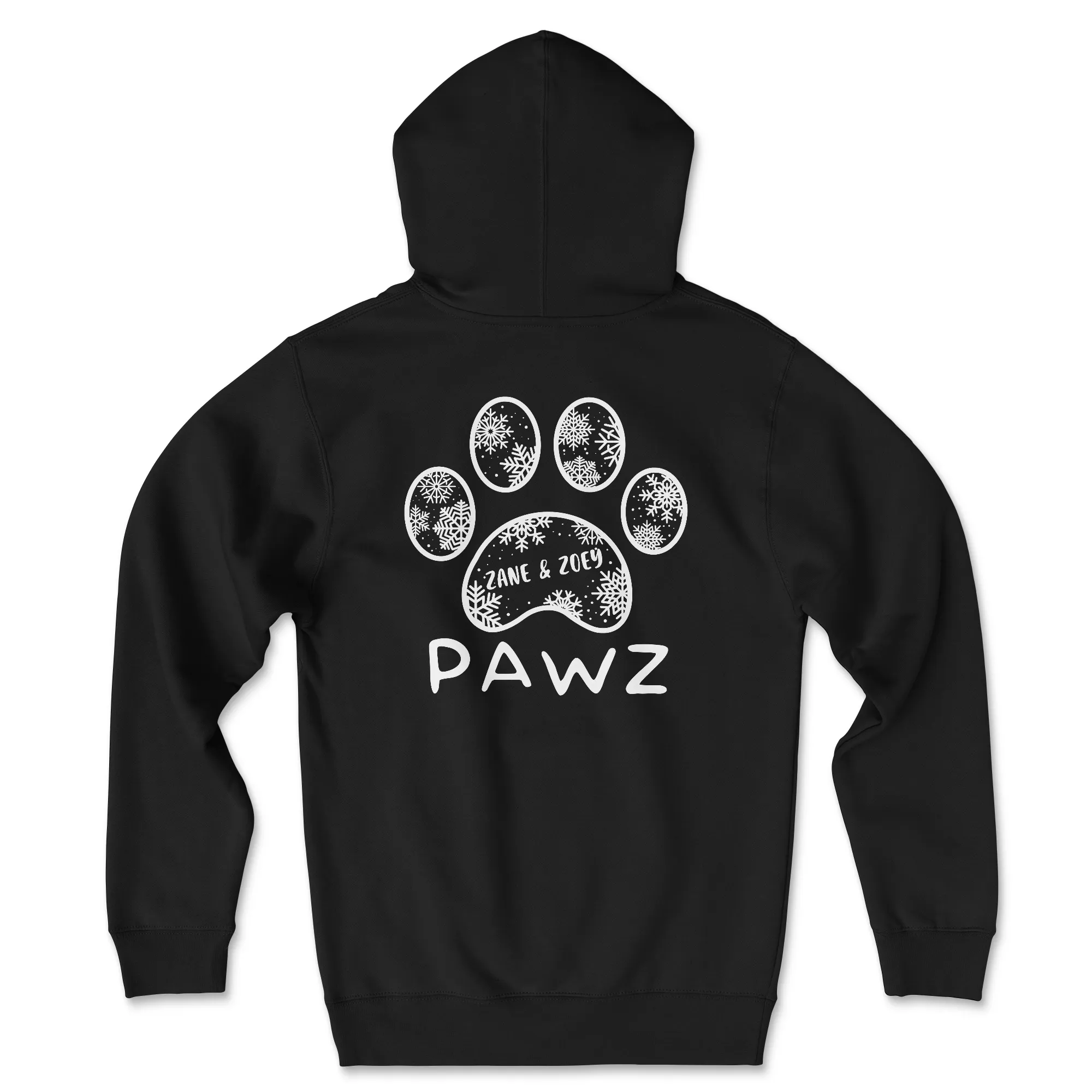 Zane & Zoey Snowflake (Adult Hoodie) sold by PAWZ
