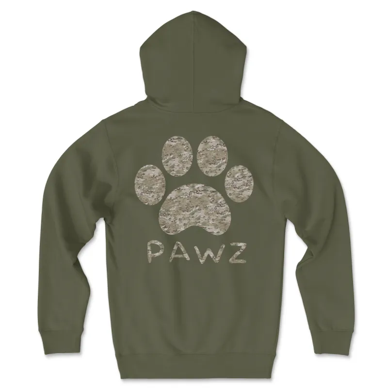 Army Camo (Adult Hoodie) sold by PAWZ