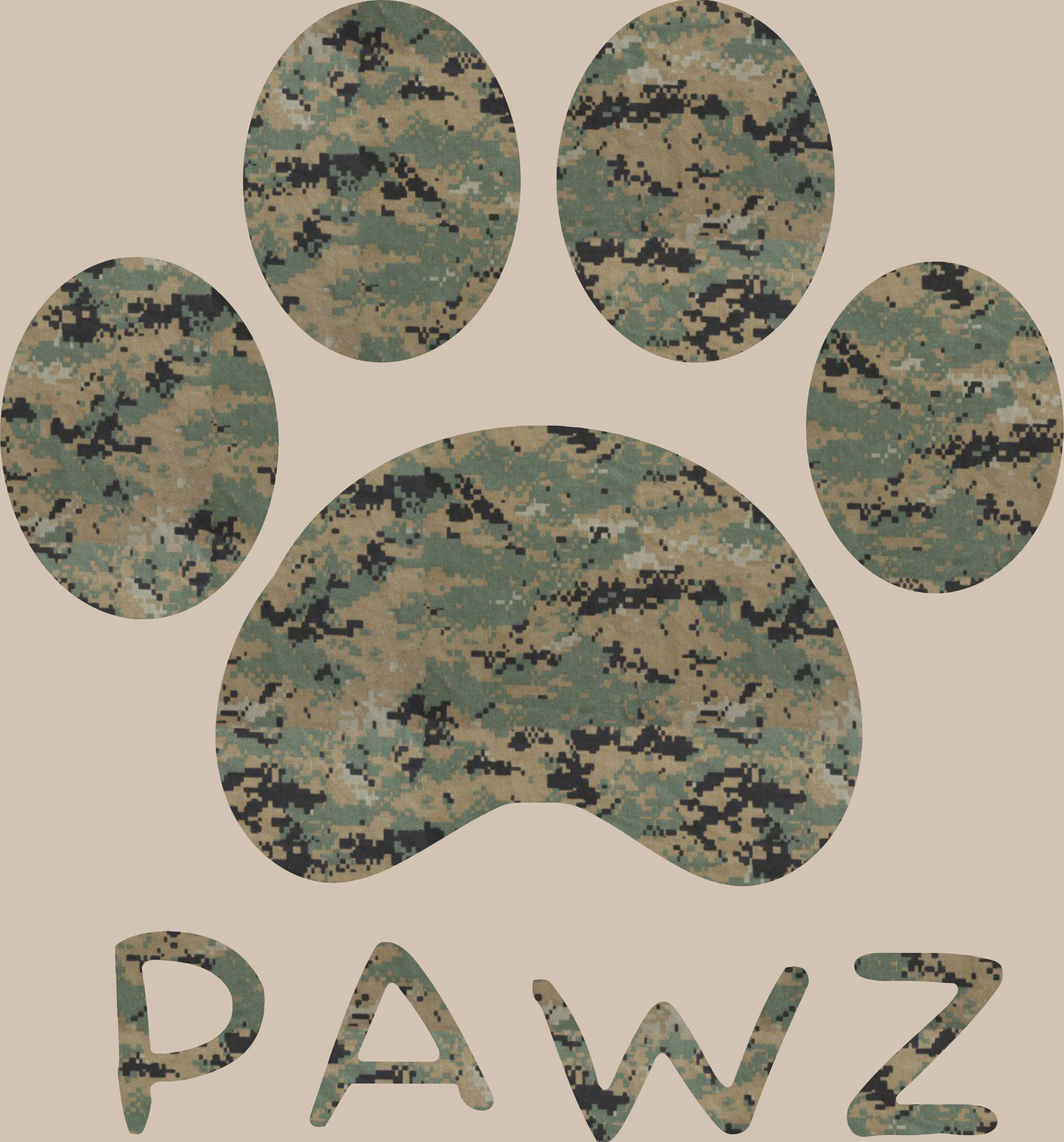 Marine Camo (Adult Hoodie) sold by PAWZ product image thumbnail 3