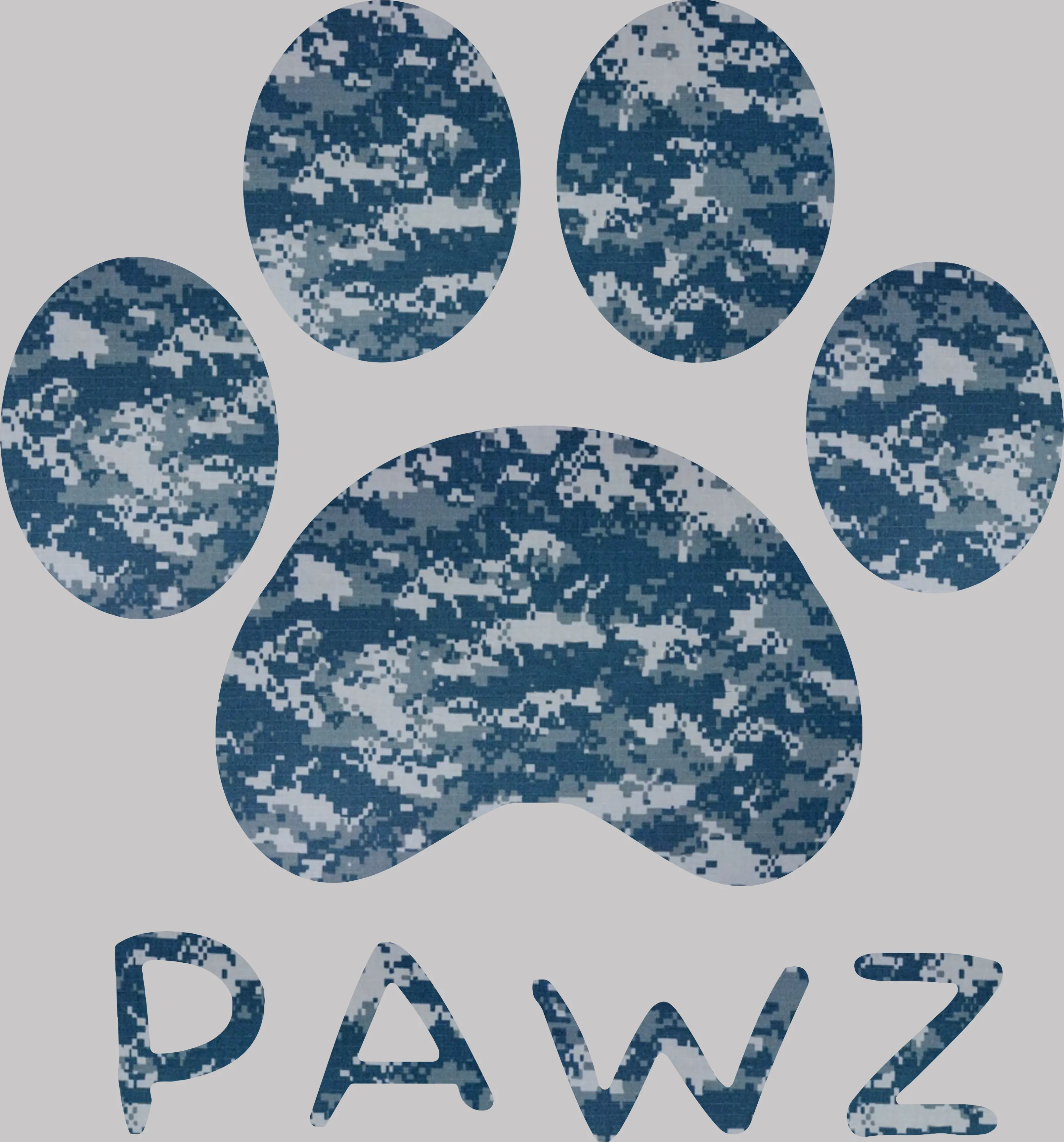 Navy Camo (Adult Hoodie) sold by PAWZ product image thumbnail 3