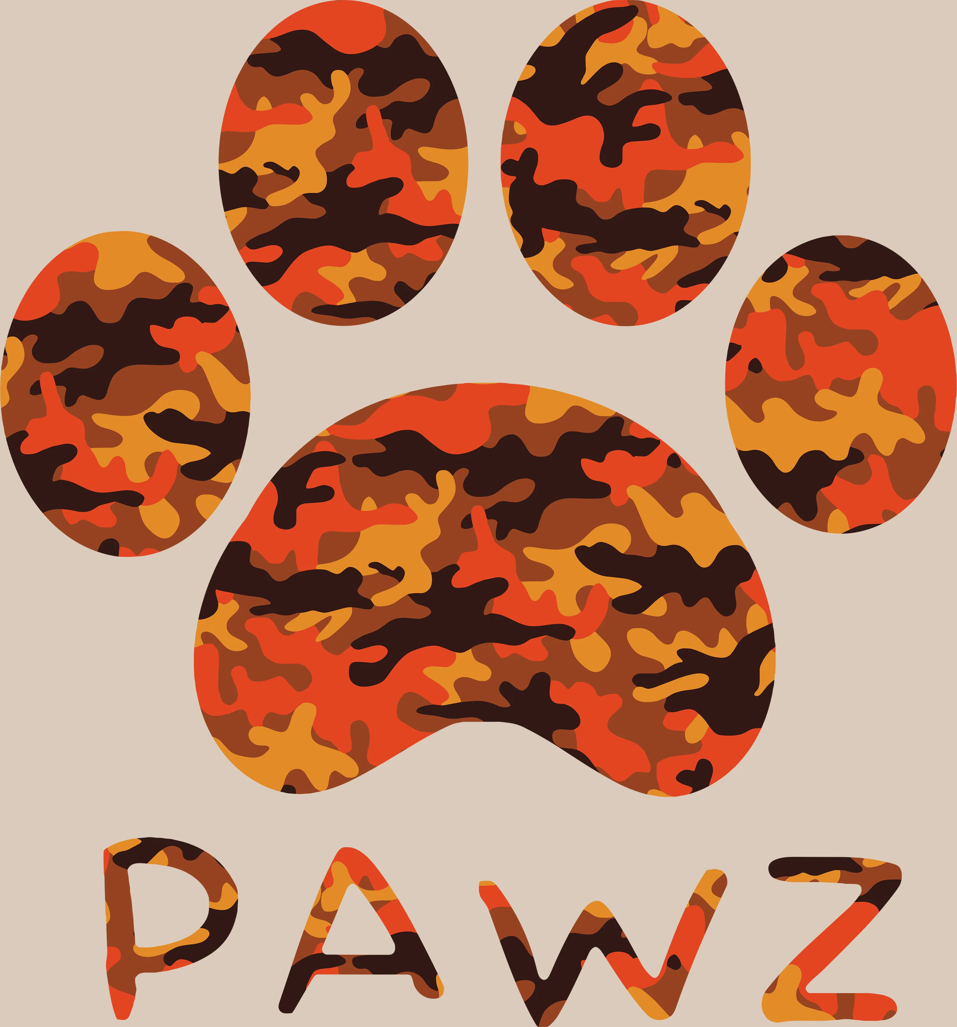 Autumn Camo (Adult Hoodie) sold by PAWZ product image thumbnail 2